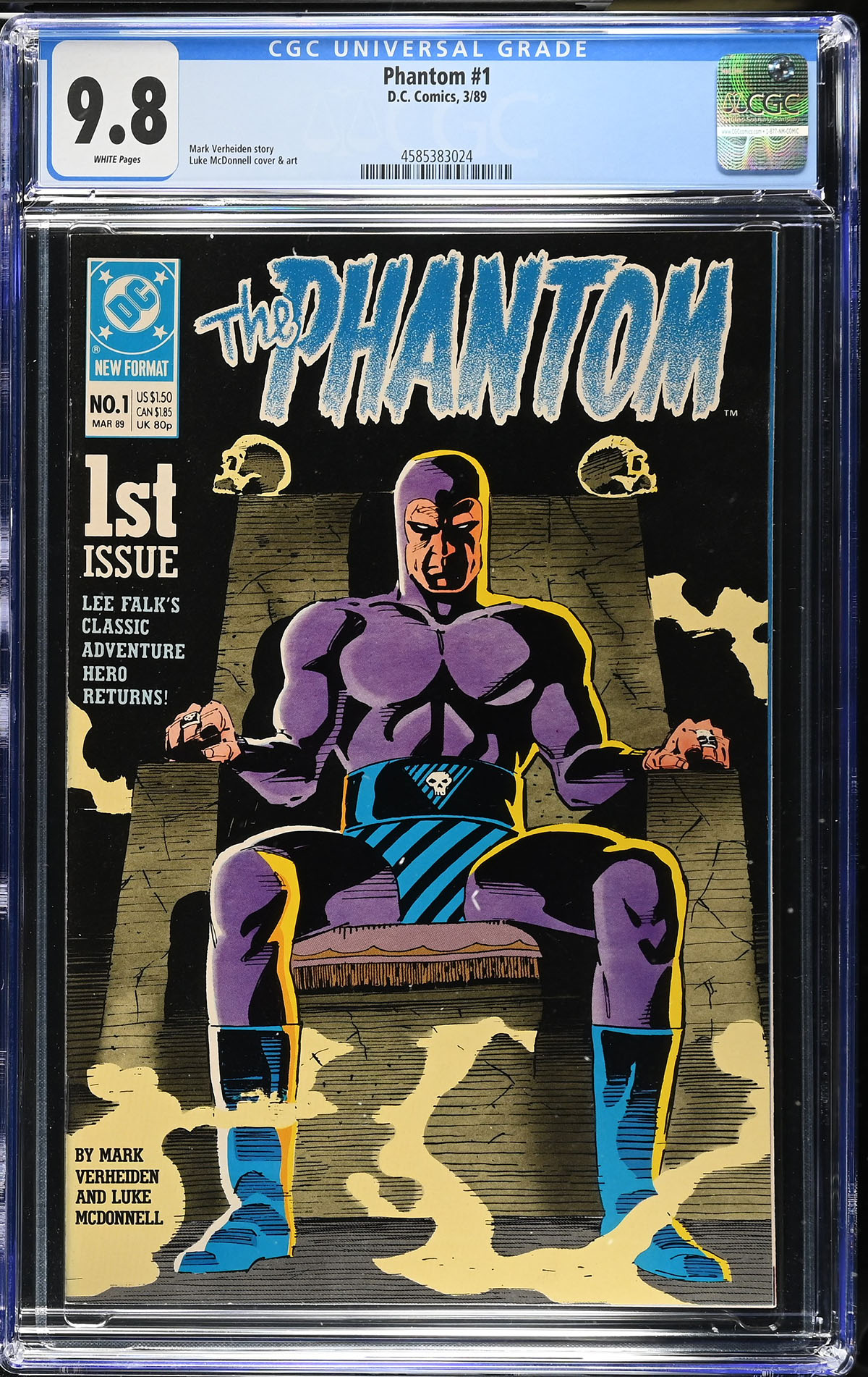 Phantom #1 CGC 9.8 w