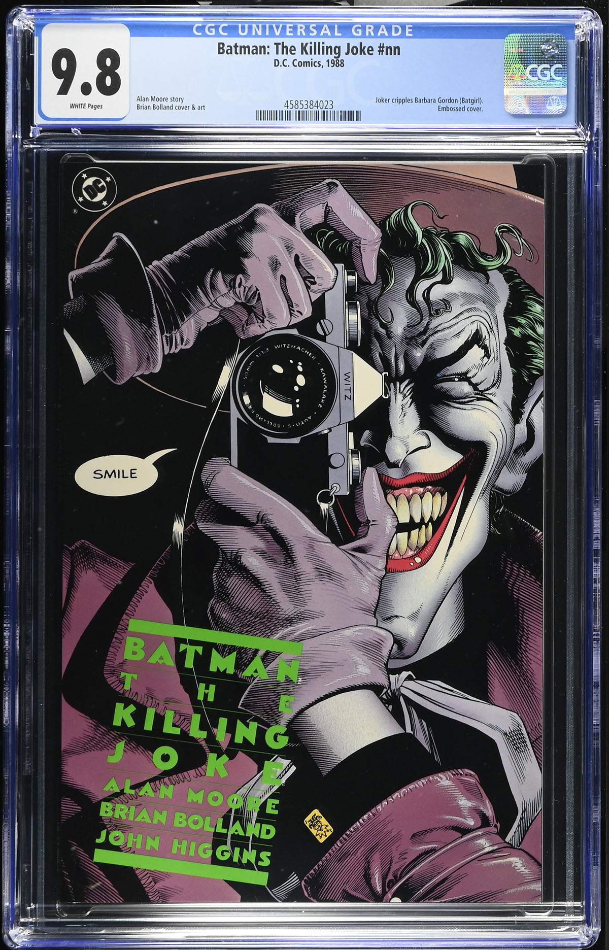 Batman: The Killing Joke #1 CGC 9.8 w