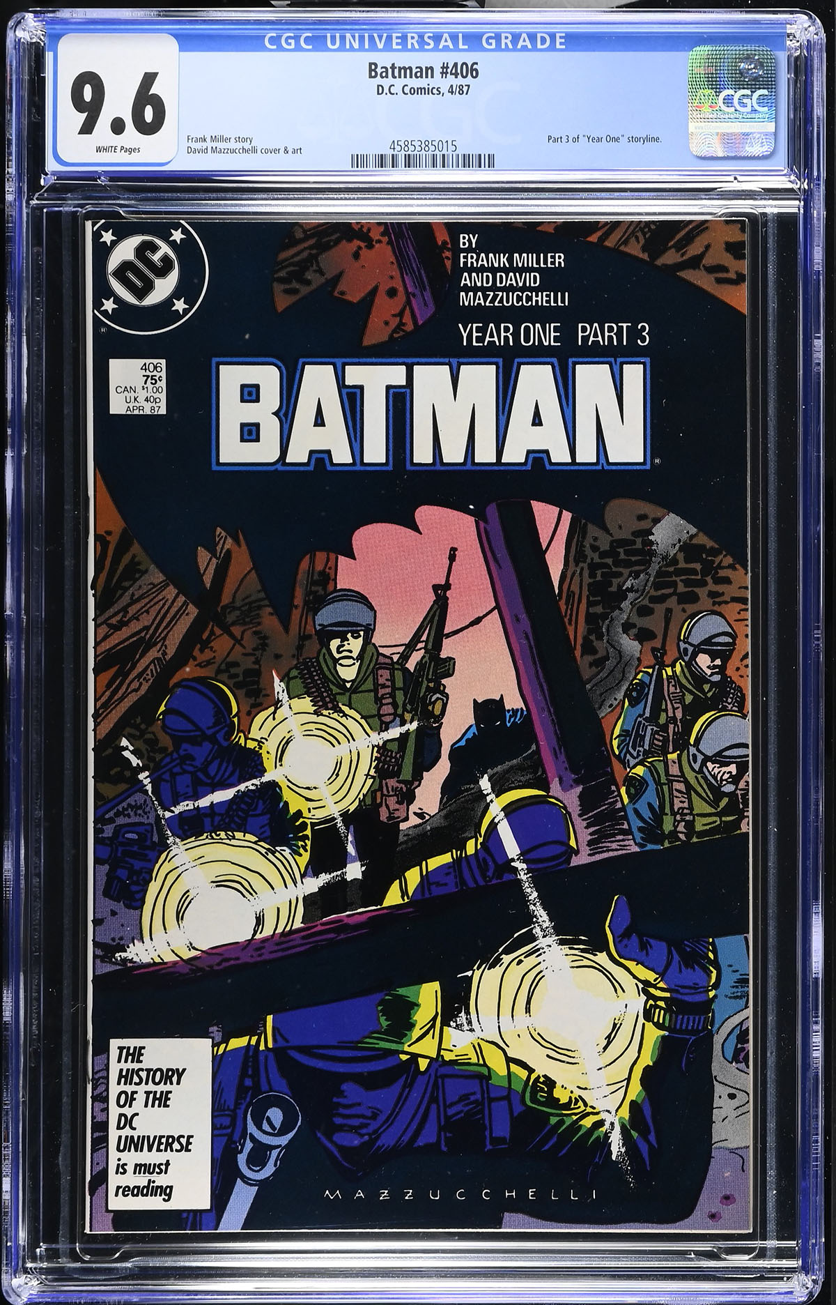 Batman #406 CGC 9.6 w