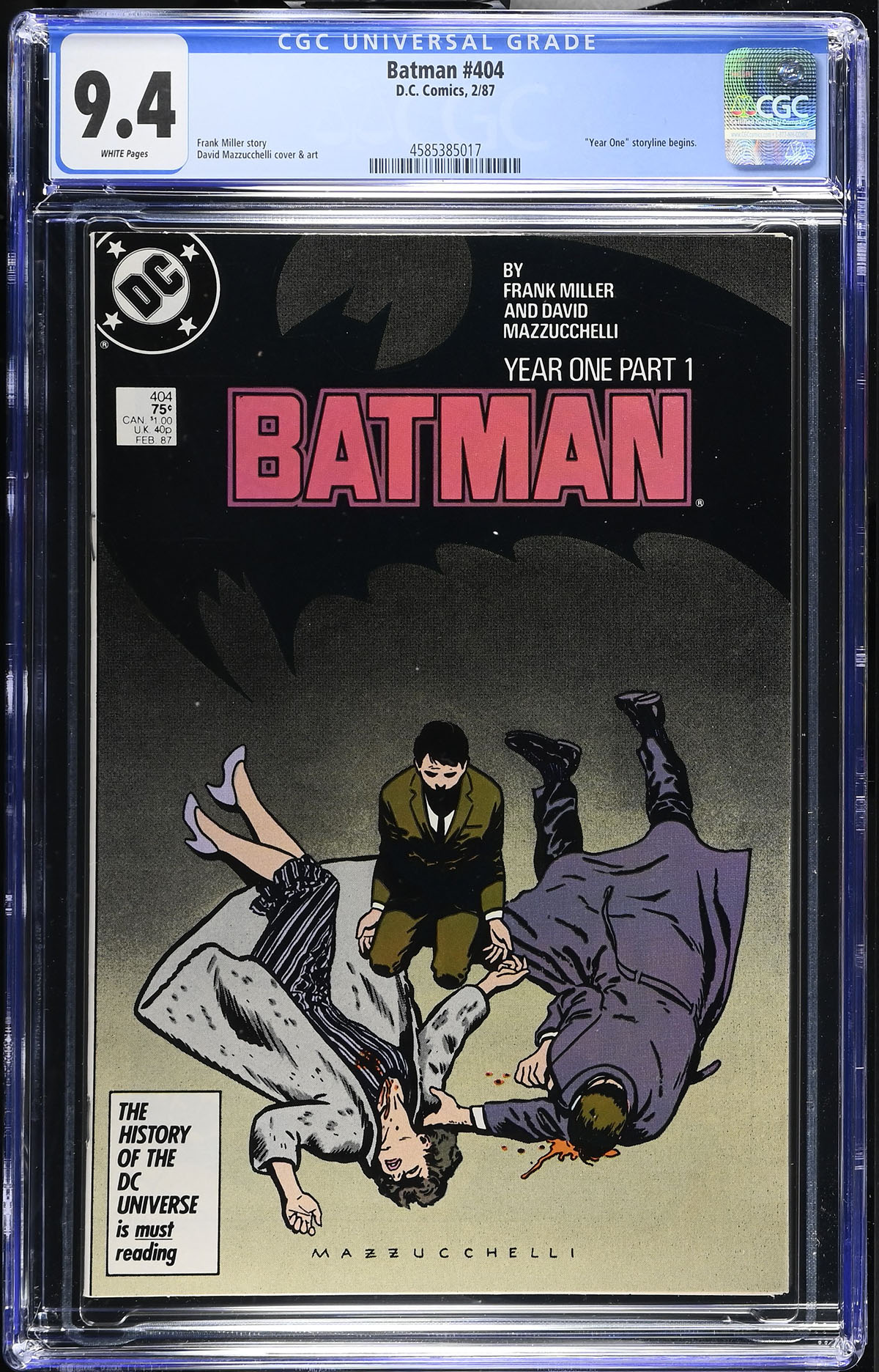 Batman #404 CGC 9.4 w