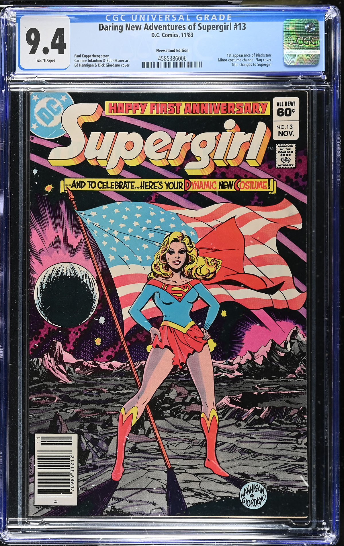Daring New Adventures of Supergirl #13 CGC 9.4 w Newsstand Edition