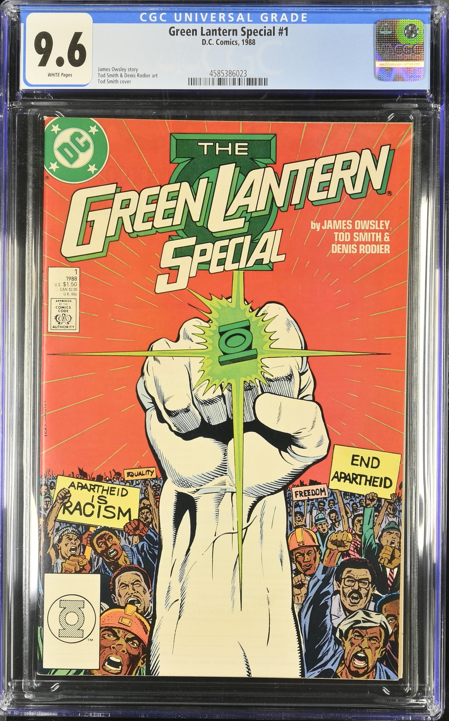 Green Lantern Special #1 CGC 9.6 w
