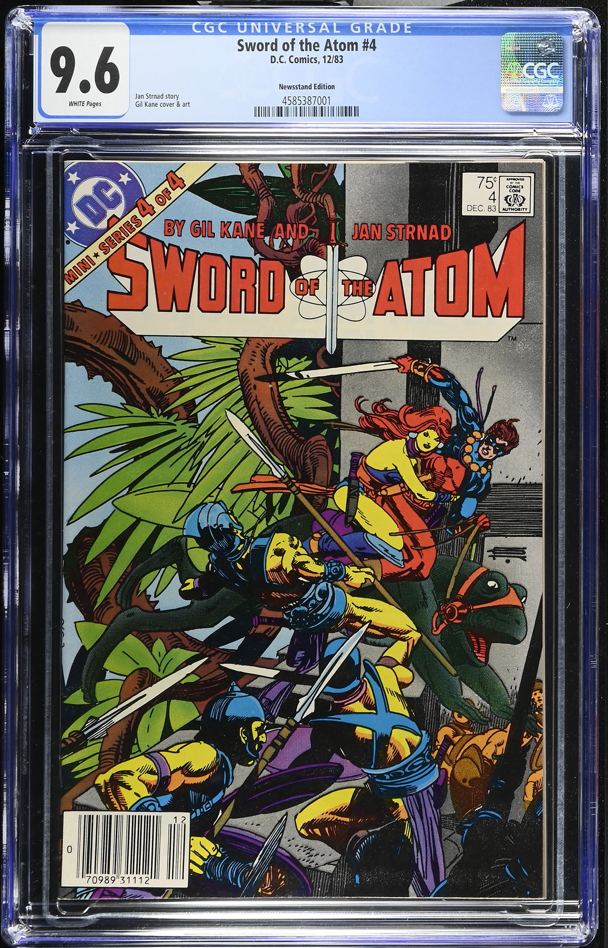 Sword of the Atom #4 CGC 9.6 w Newsstand Edition