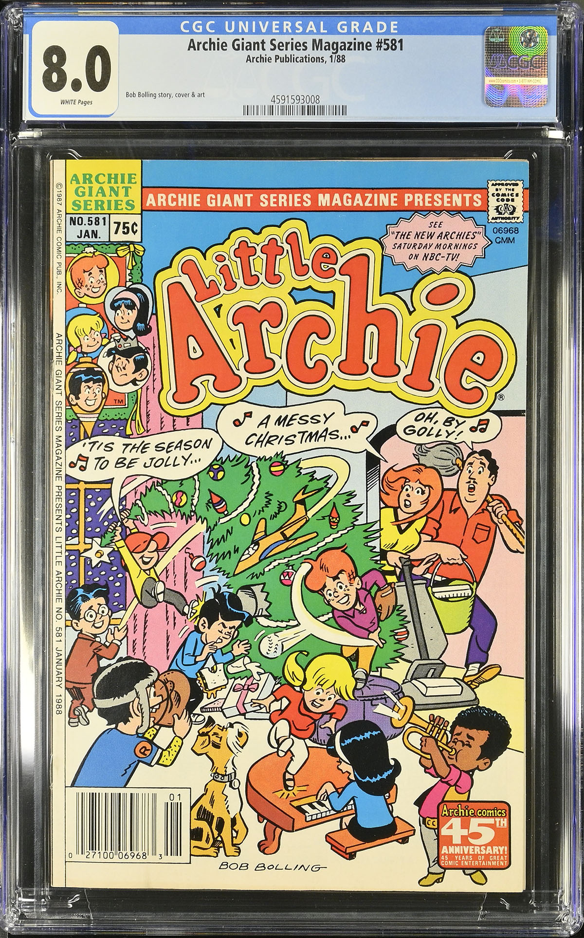 Archie Giant Series Magazine #581 CGC 8.0 w