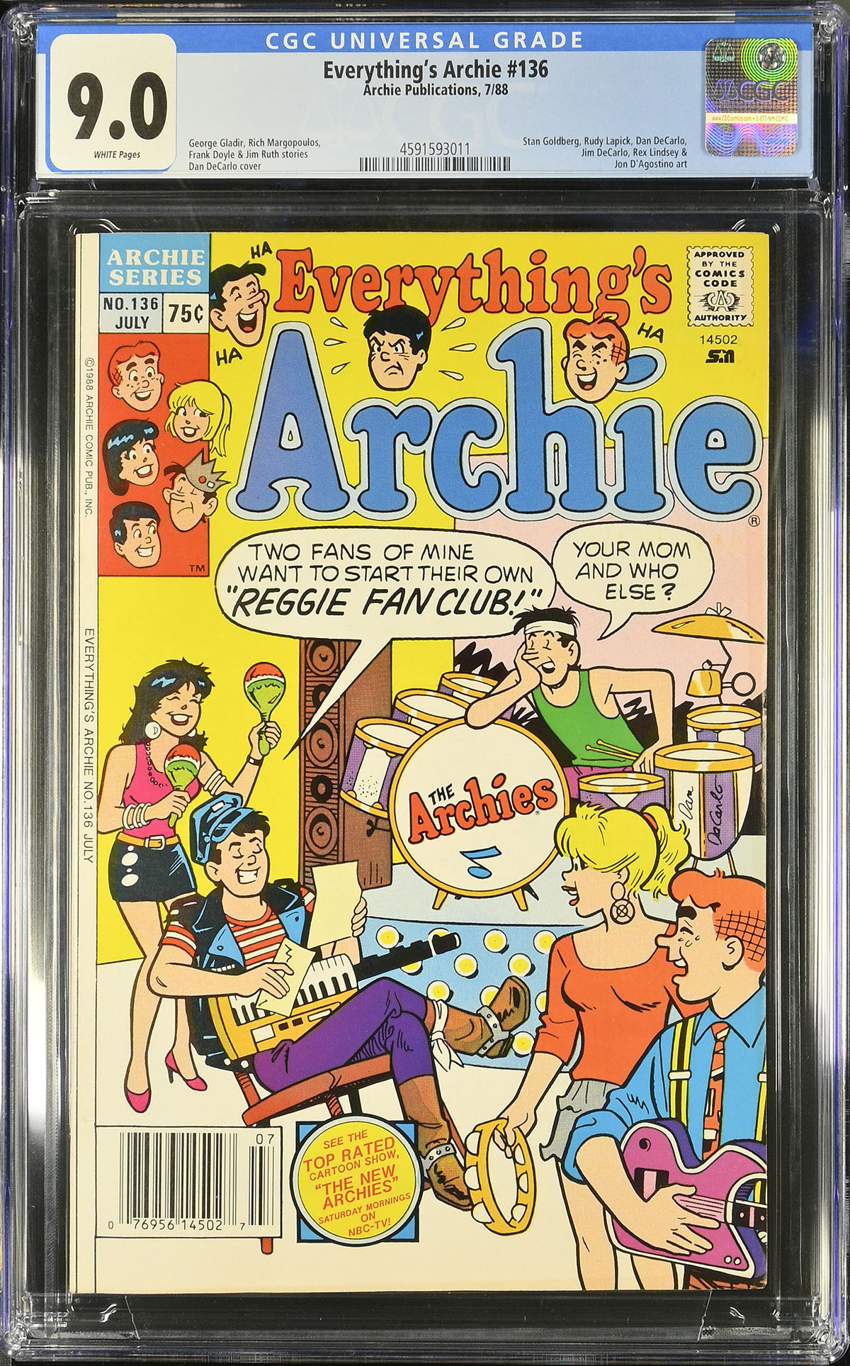 Everything's Archie #136 CGC 9.0 w