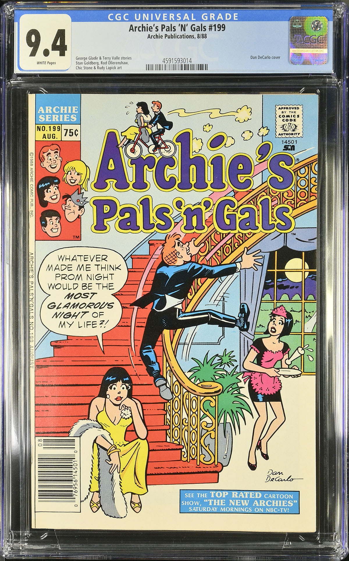 Archie's Pals 'N' Gals #199 CGC 9.4 w