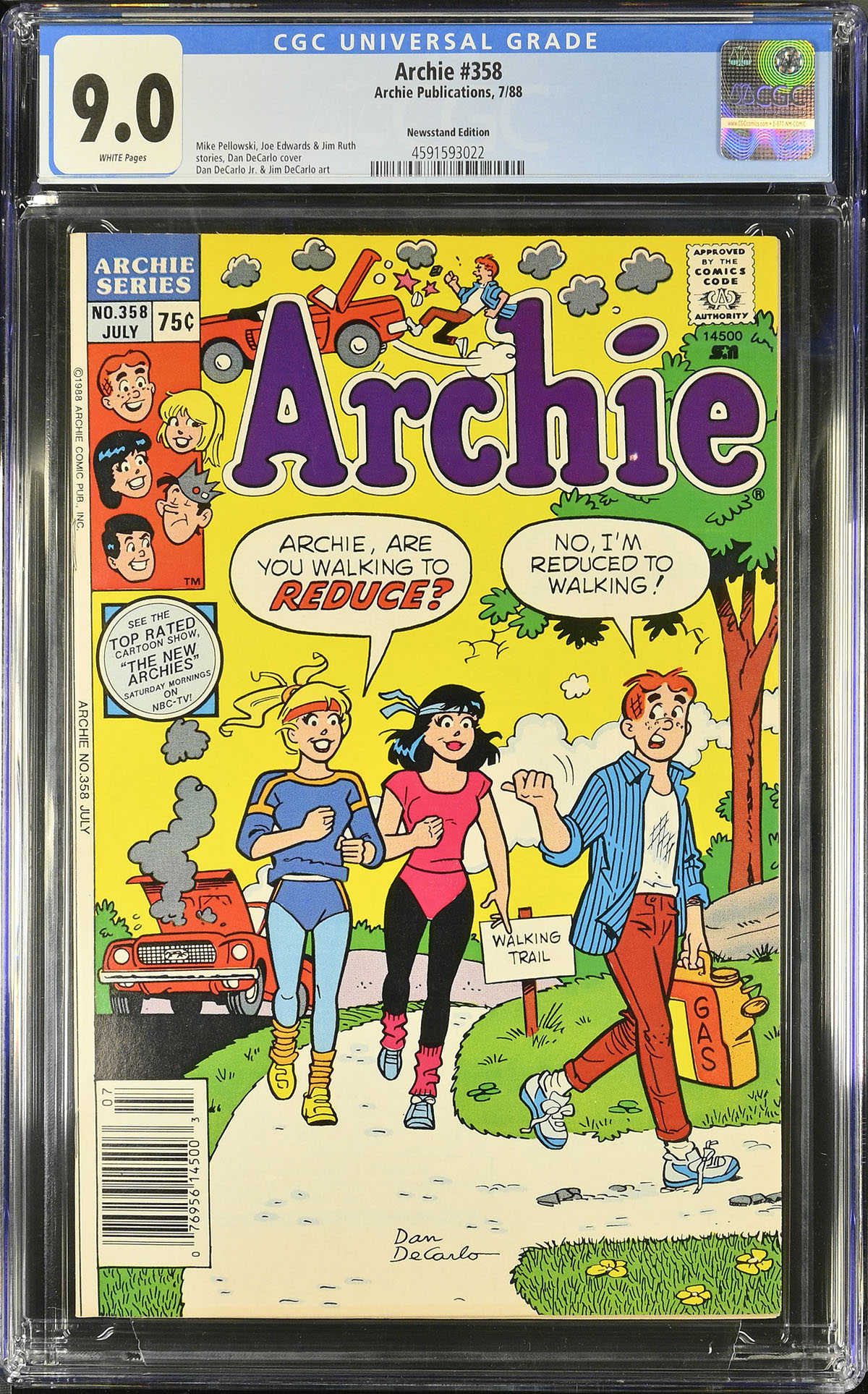 Archie #358 CGC 9.0 w