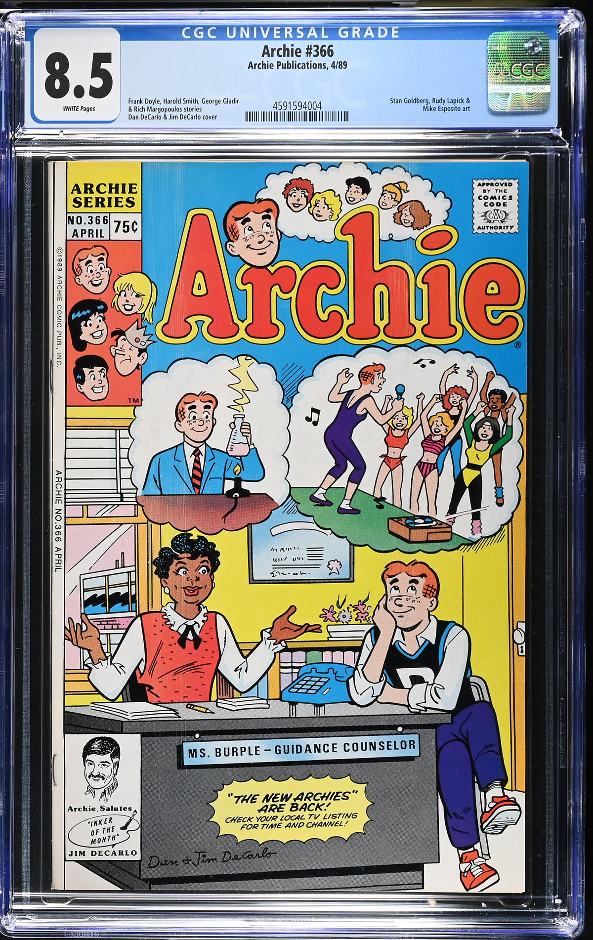Archie #366 CGC 8.5 w
