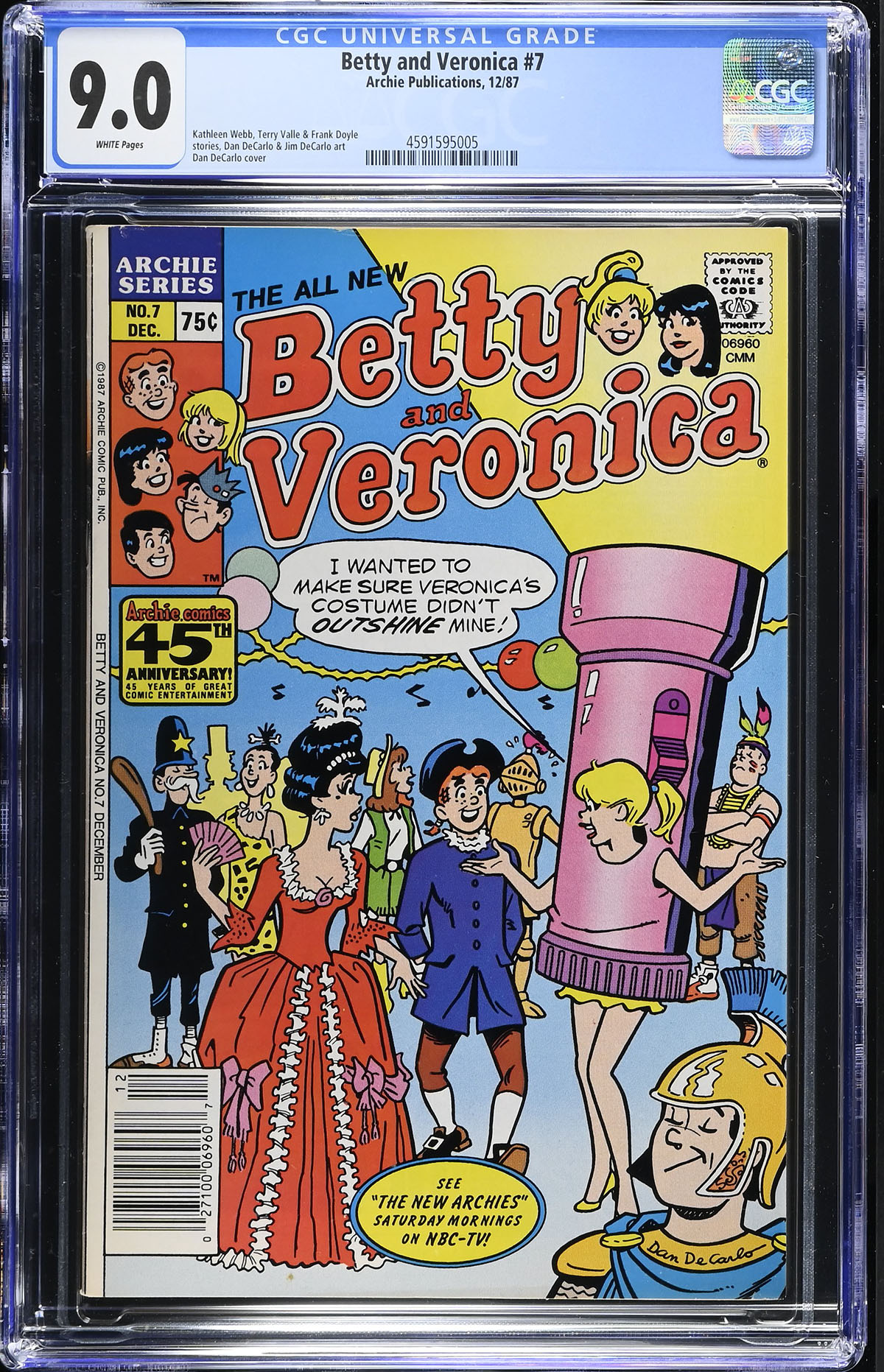Betty and Veronica #7 CGC 9.0 w