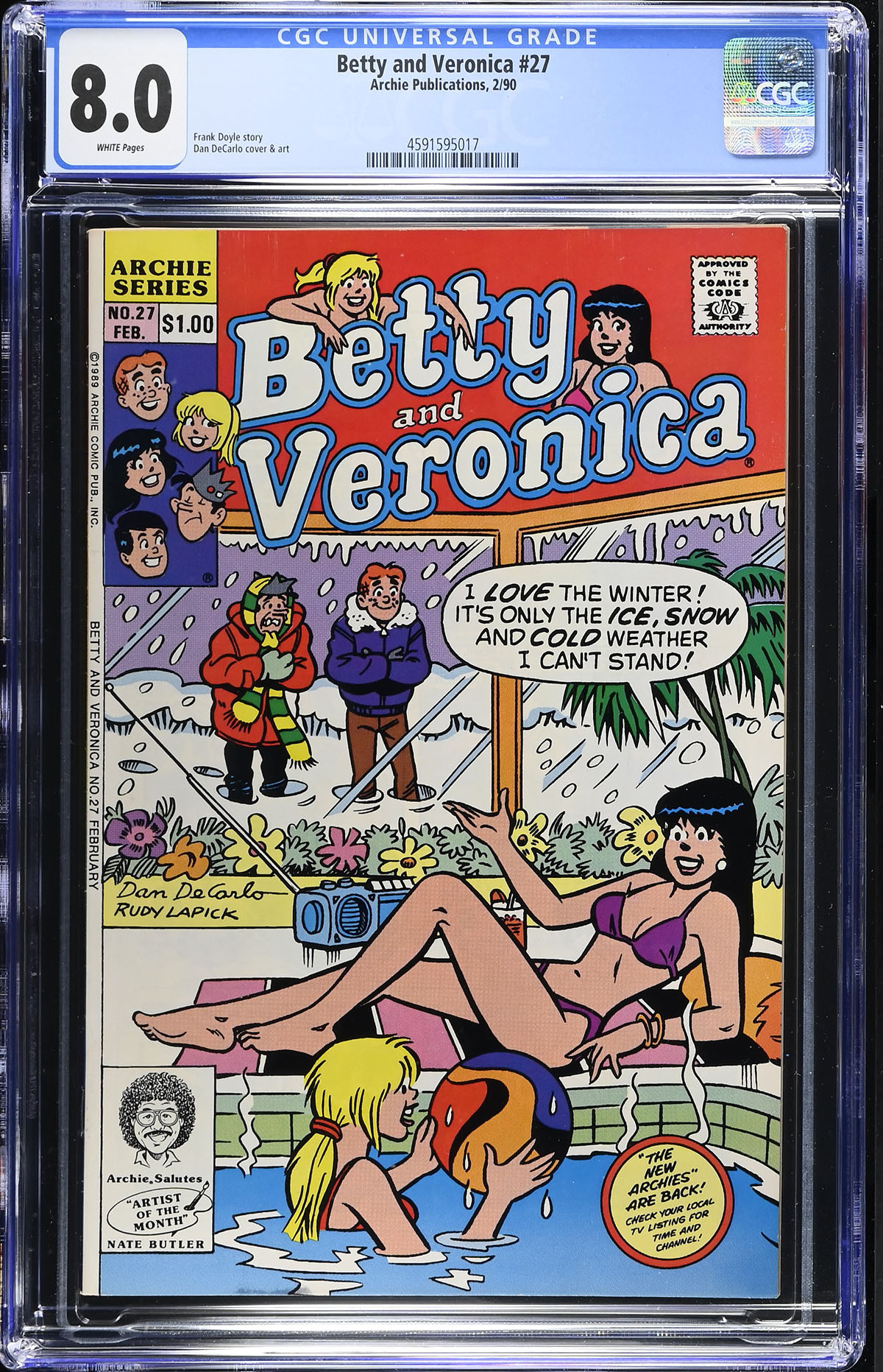 Betty and Veronica #27 CGC 8.0 w