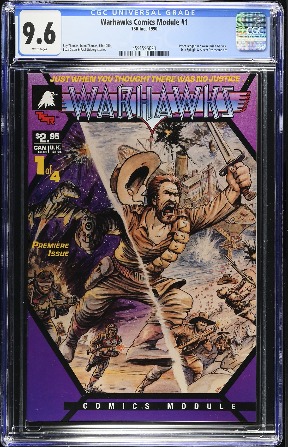 Warhawks Comics Module #1 CGC 9.6 w