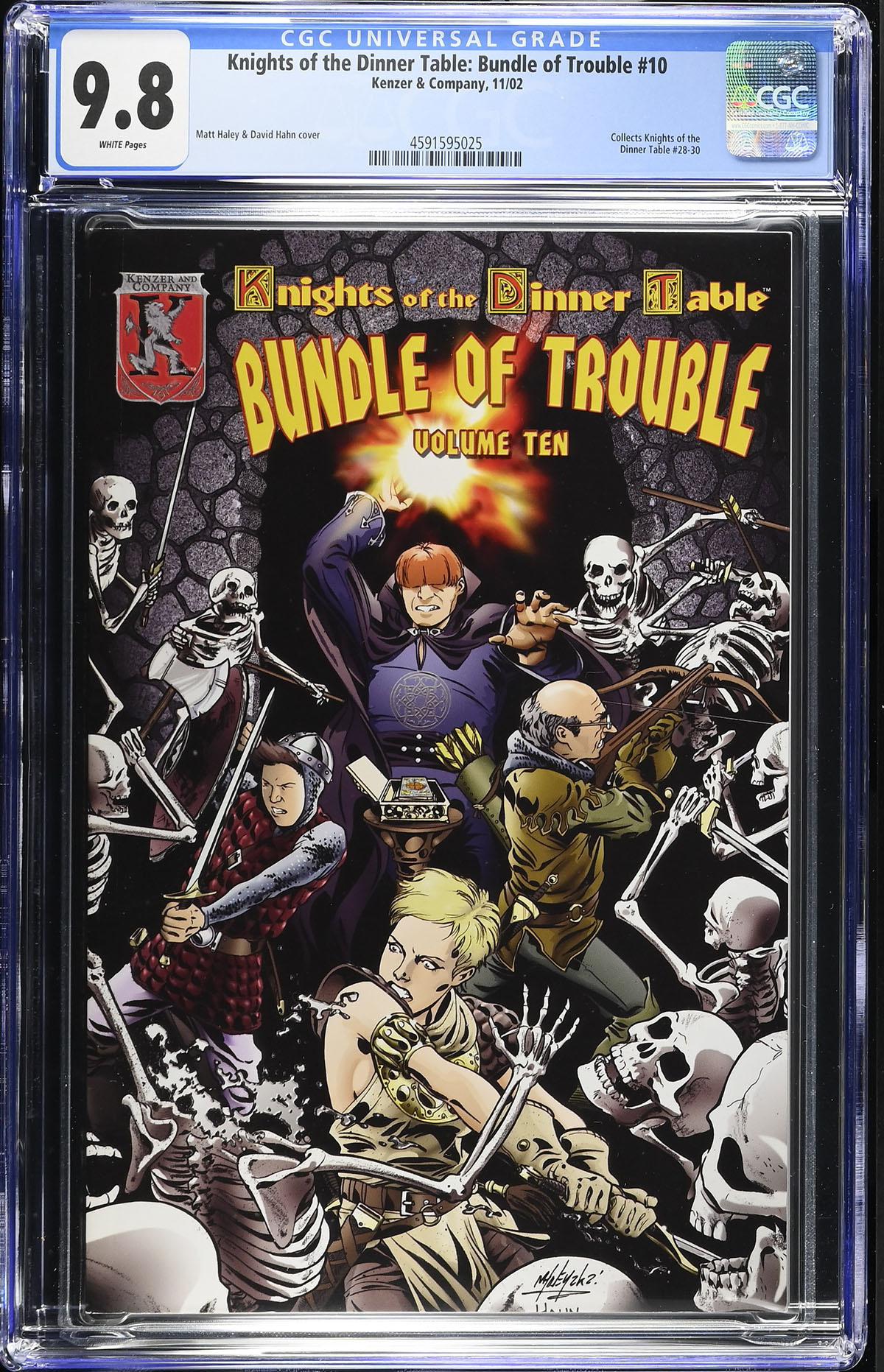 Knights of the Dinner Table: Bundle of Trouble #10 CGC 9.8 w