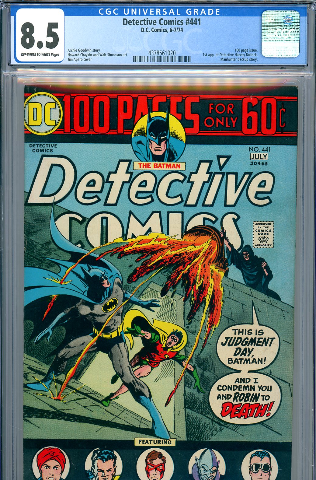 Detective Comics #441 CGC 8.5 ow/w