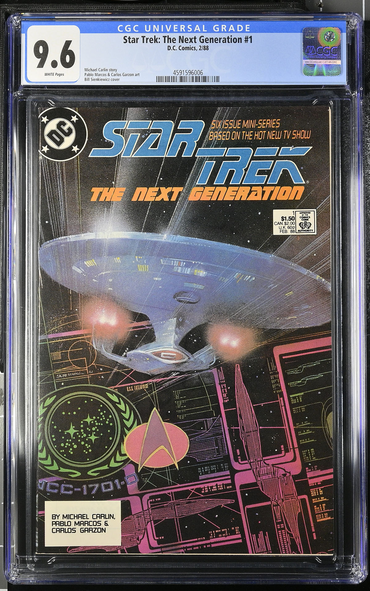 Star Trek: The Next Generation #1 CGC 9.6 w