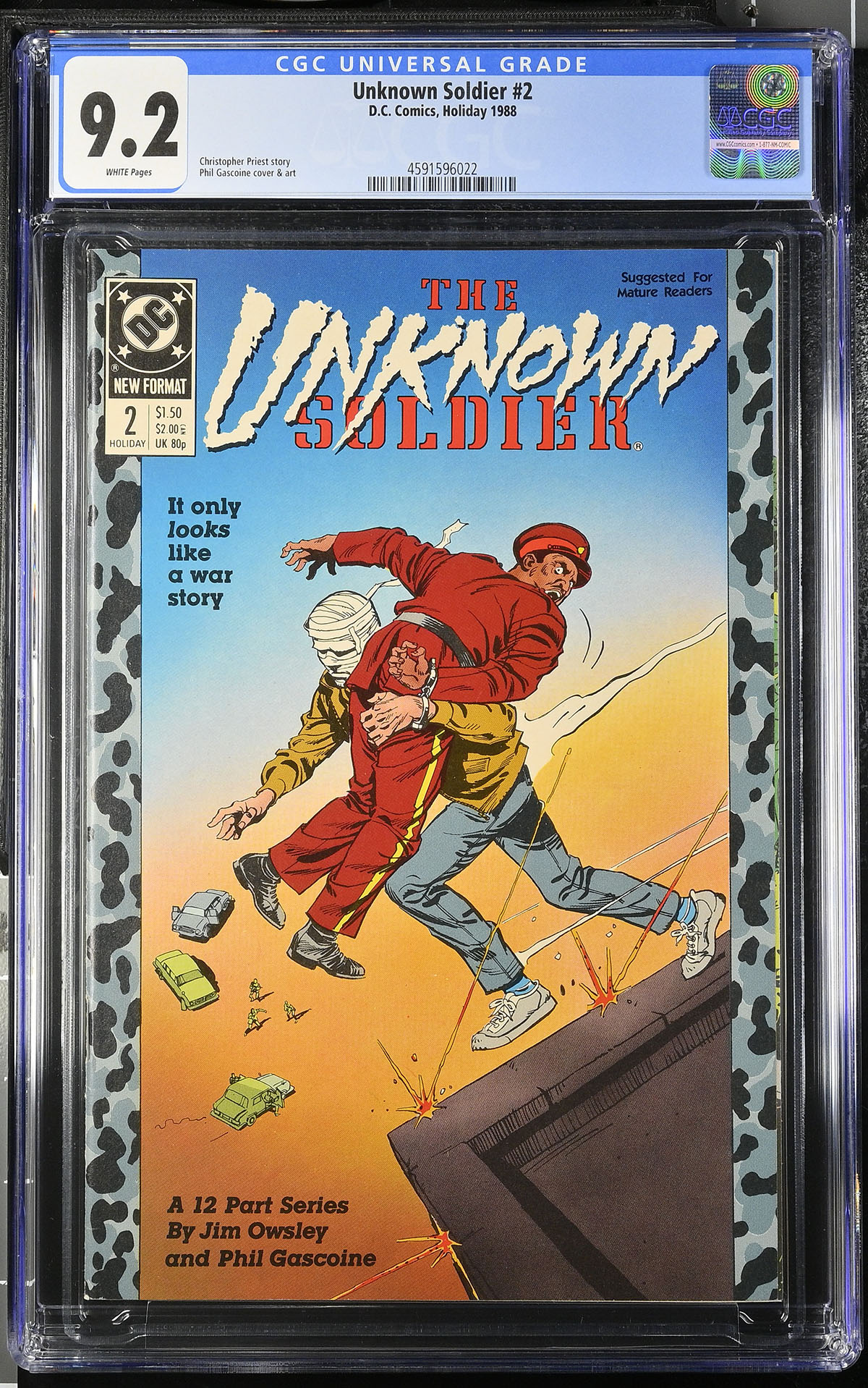 Unknown Soldier #2 CGC 9.2 w