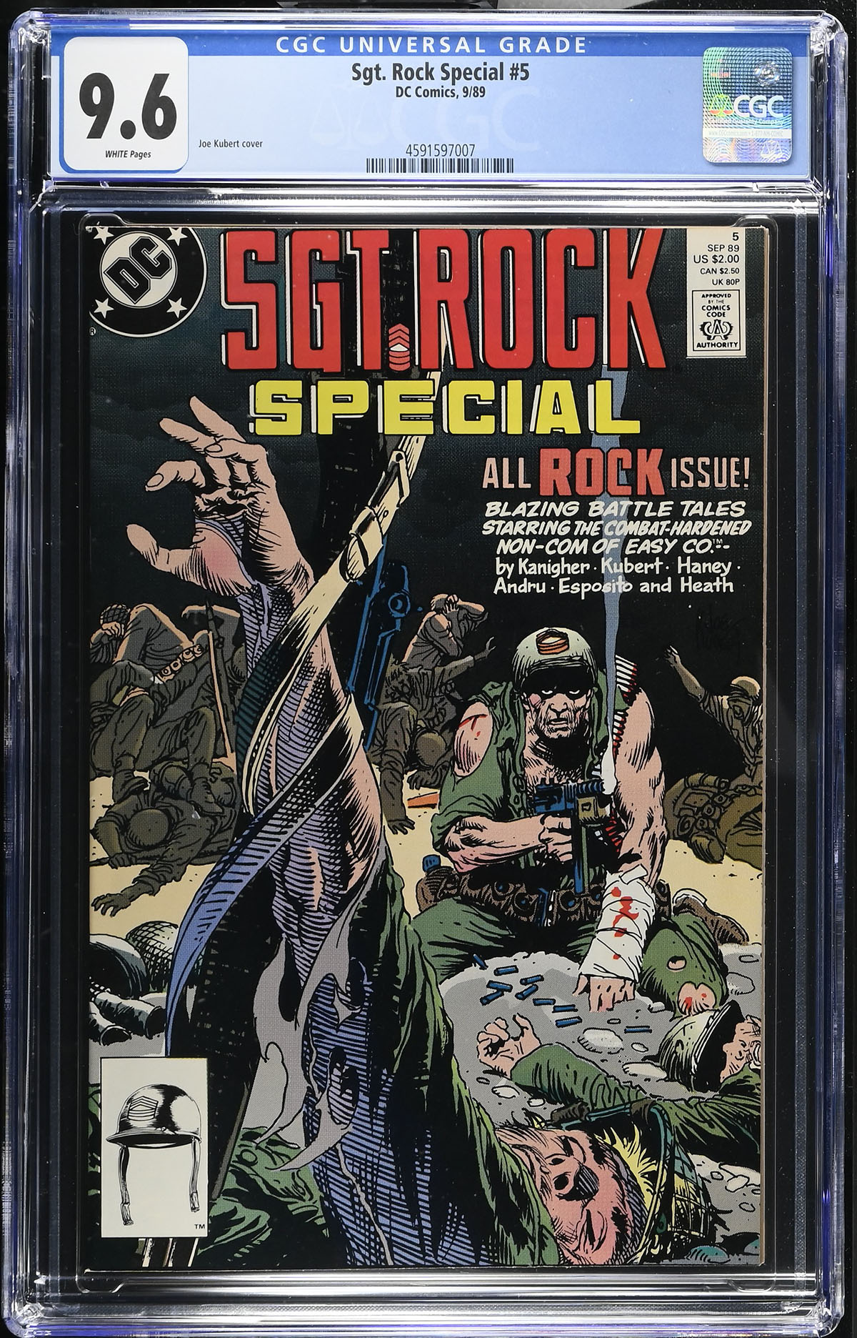 Sgt. Rock Special #5 CGC 9.6 w
