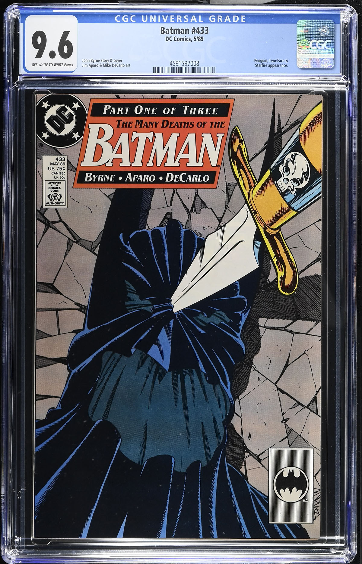 Batman #433 CGC 9.6 w