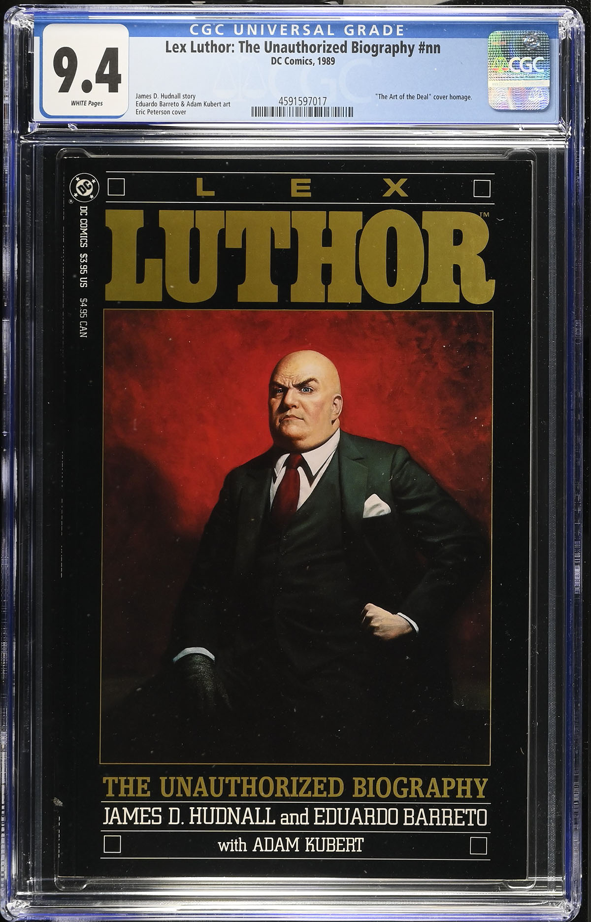 Lex Luthor: The Unauthorized Biography #1 CGC 9.4 w