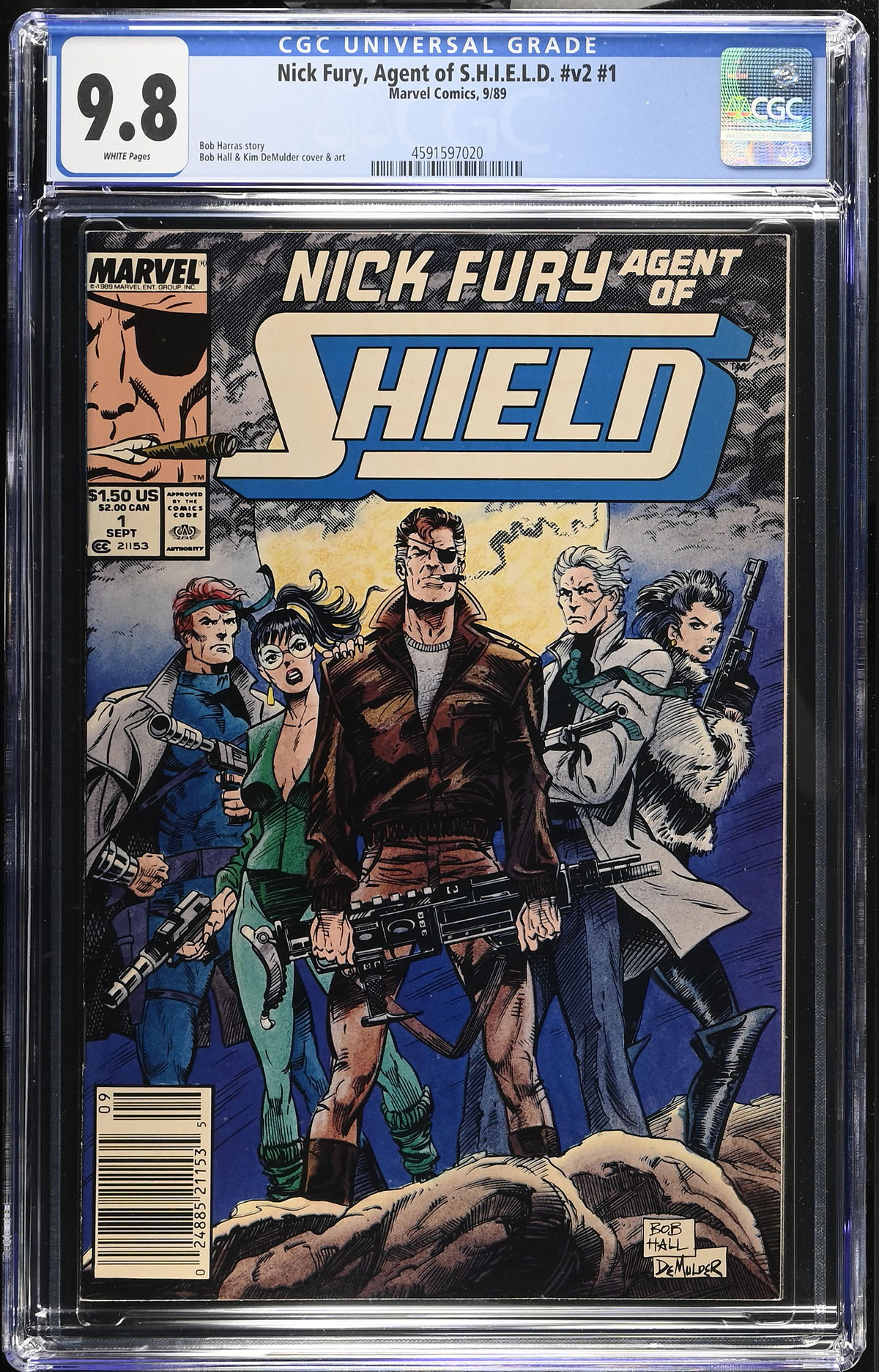 Nick Fury, Agent of SHIELD Vol 2 #1 CGC 9.8 w