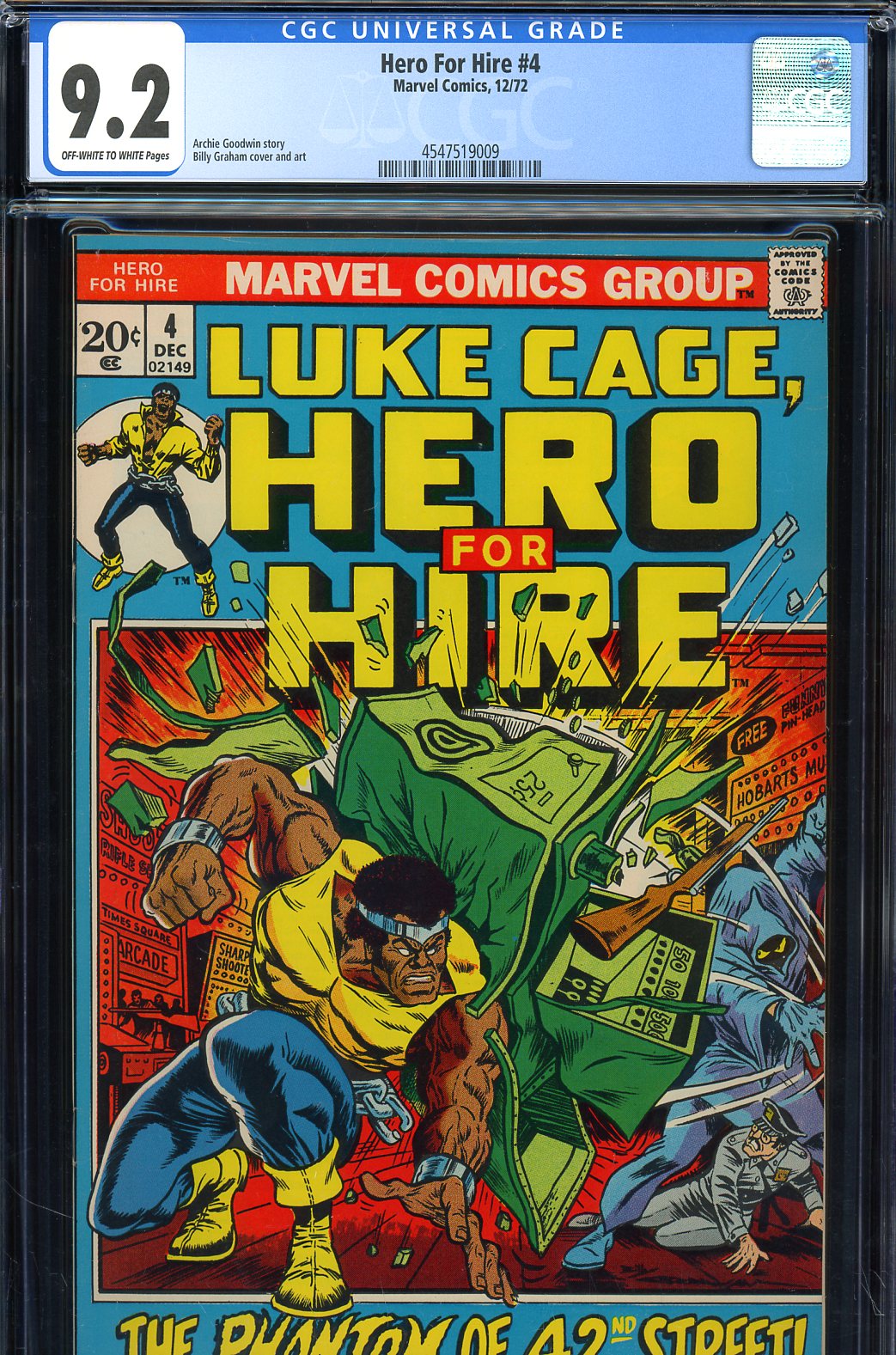 Hero For Hire #4 CGC 9.2 ow/w