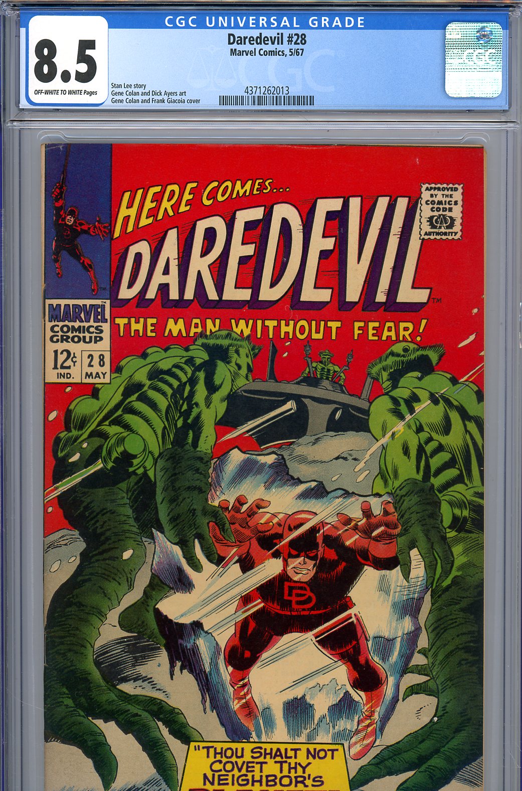 Daredevil #28 CGC 8.5 ow/w