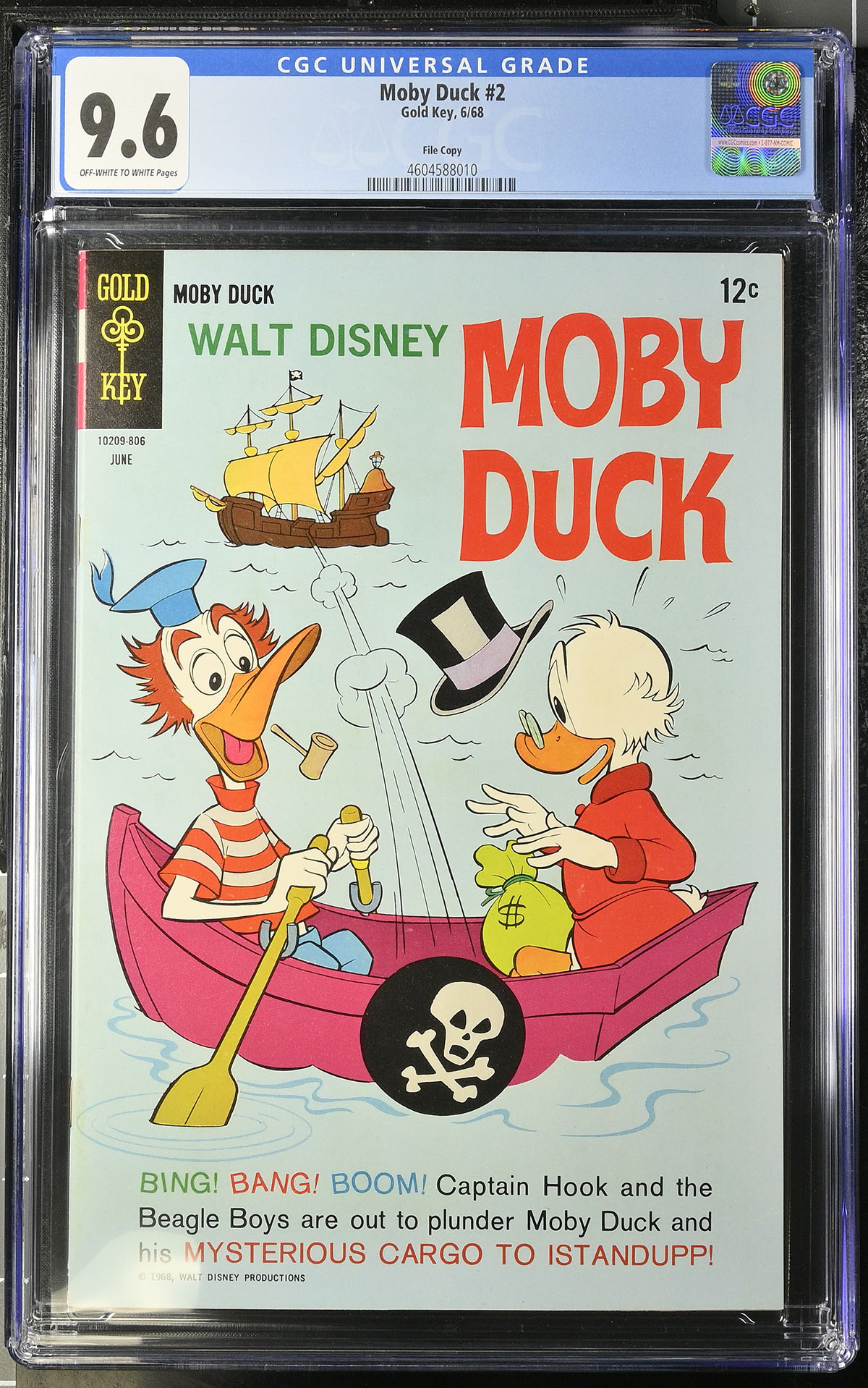 Moby Duck #2 CGC 9.6 ow/w File Copy