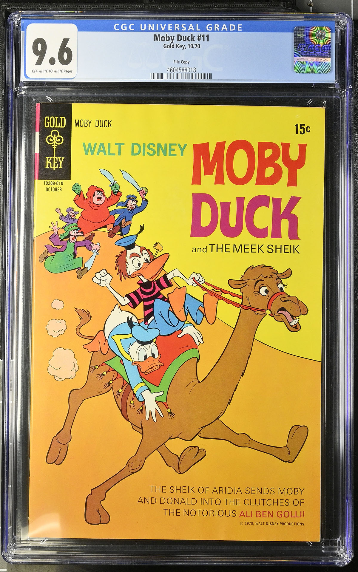 Moby Duck #11 CGC 9.6 ow/w File Copy