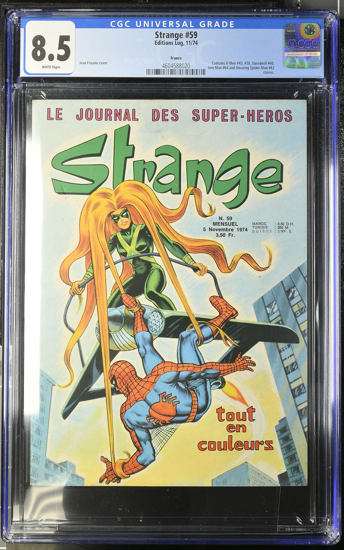 Strange #59 CGC 8.5 w France