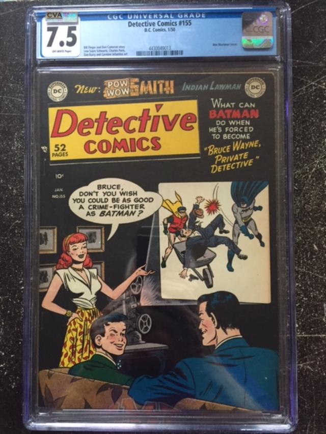 Detective Comics #155 CGC 7.5 ow