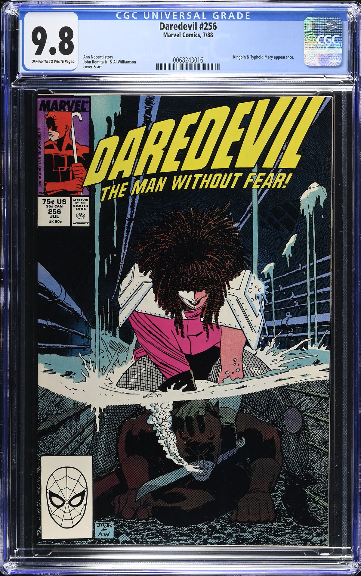 Daredevil #256 CGC 9.8 ow/w