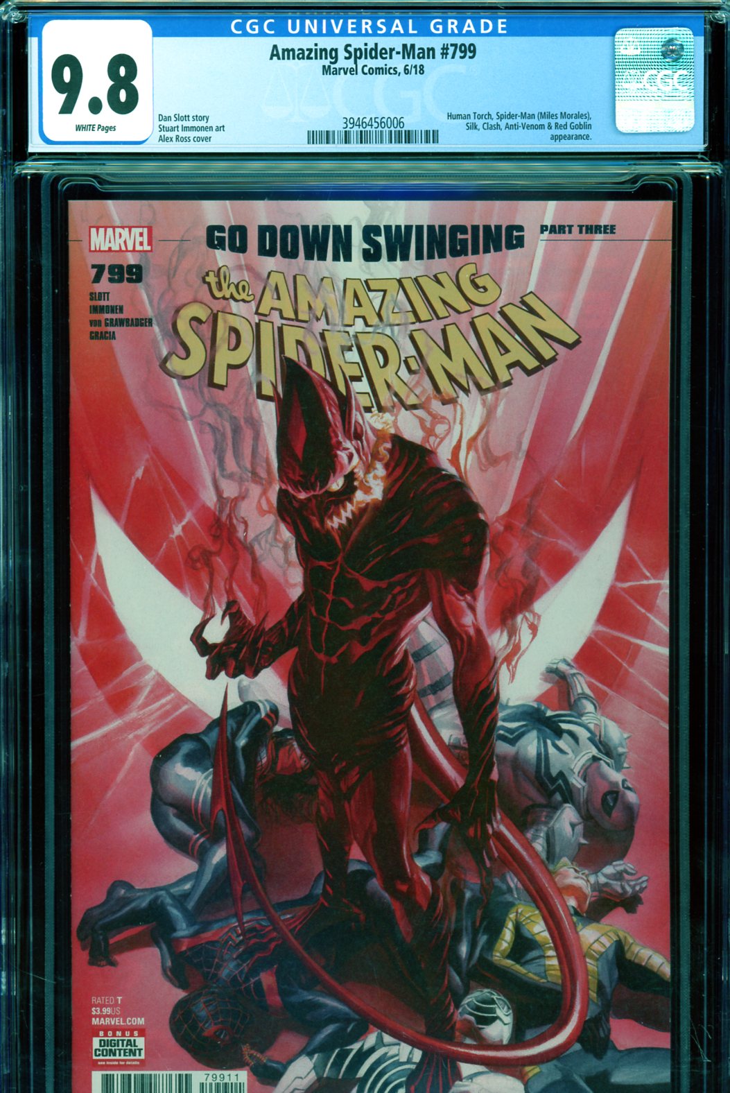 Amazing Spider-Man #799 CGC 9.8 w