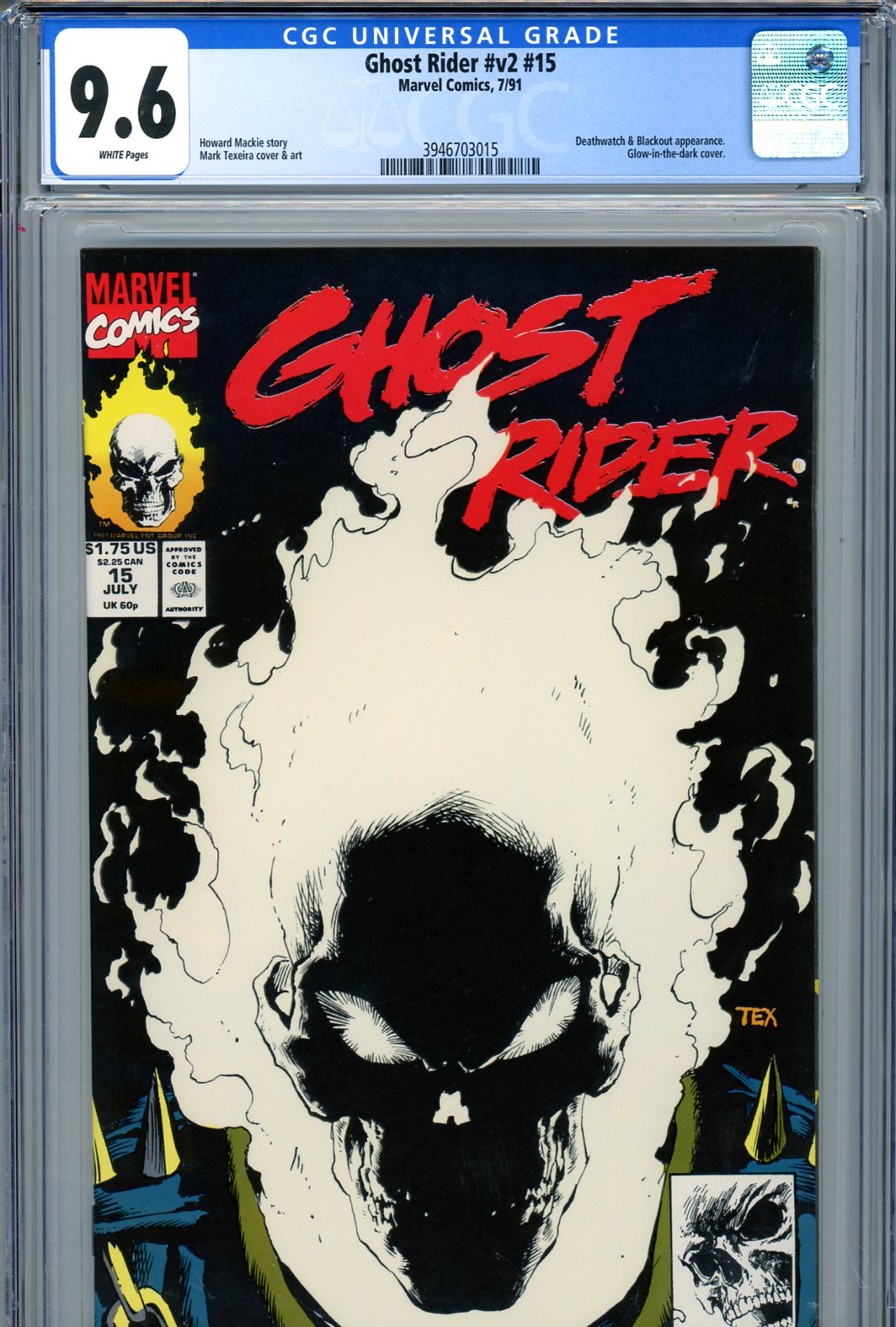 Ghost Rider Vol 2 #15 CGC 9.6 w