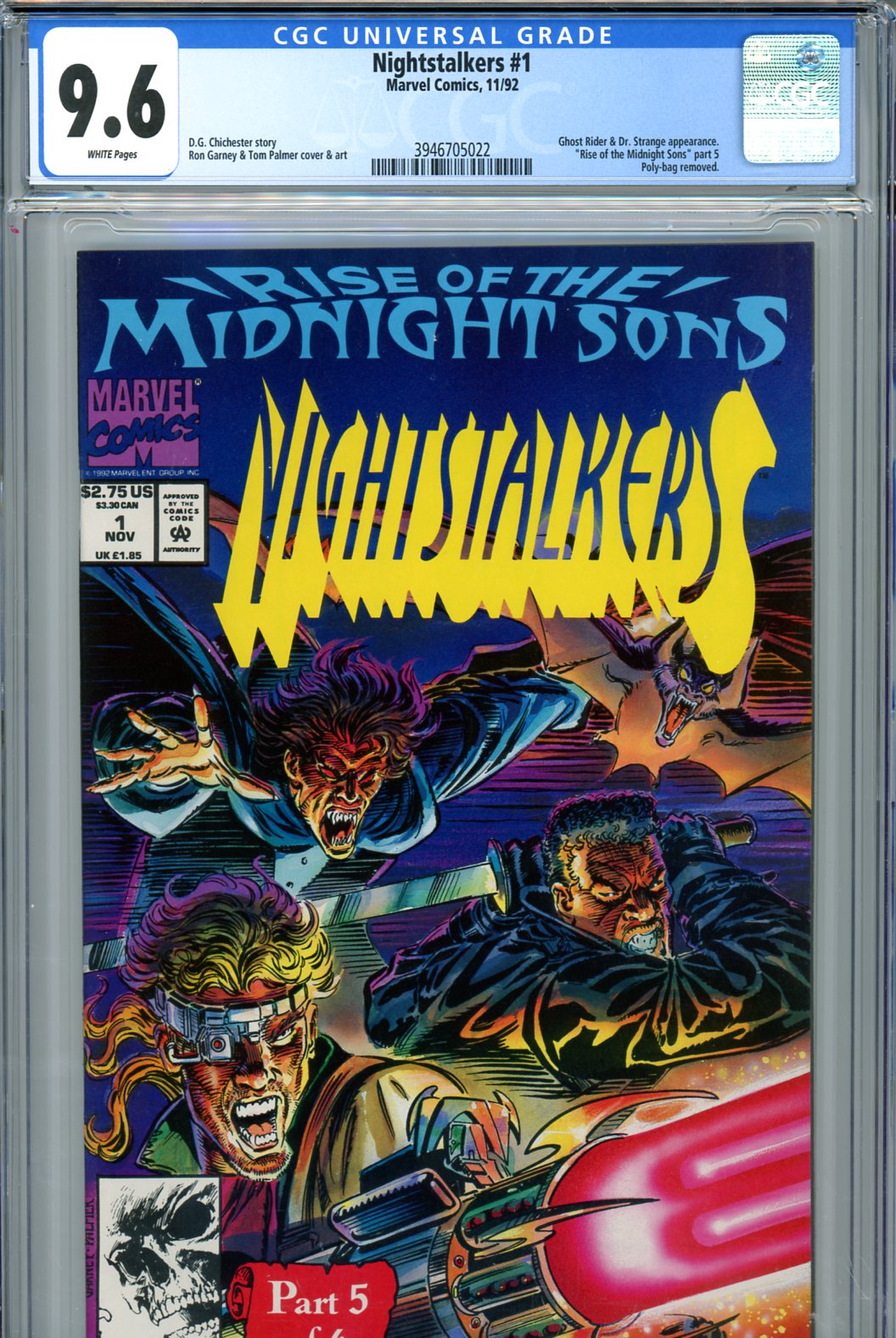 Nightstalkers #1 CGC 9.6 w