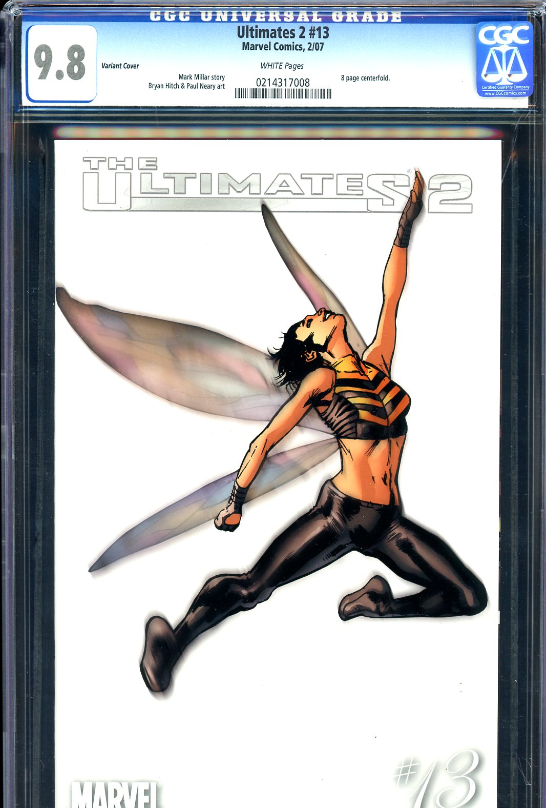 Ultimates 2 #13 CGC 9.8 w Variant Cover