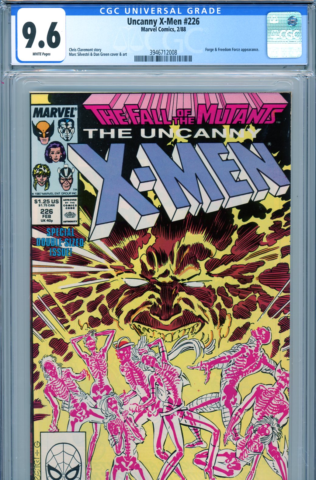 Uncanny X-Men #226 CGC 9.6 w