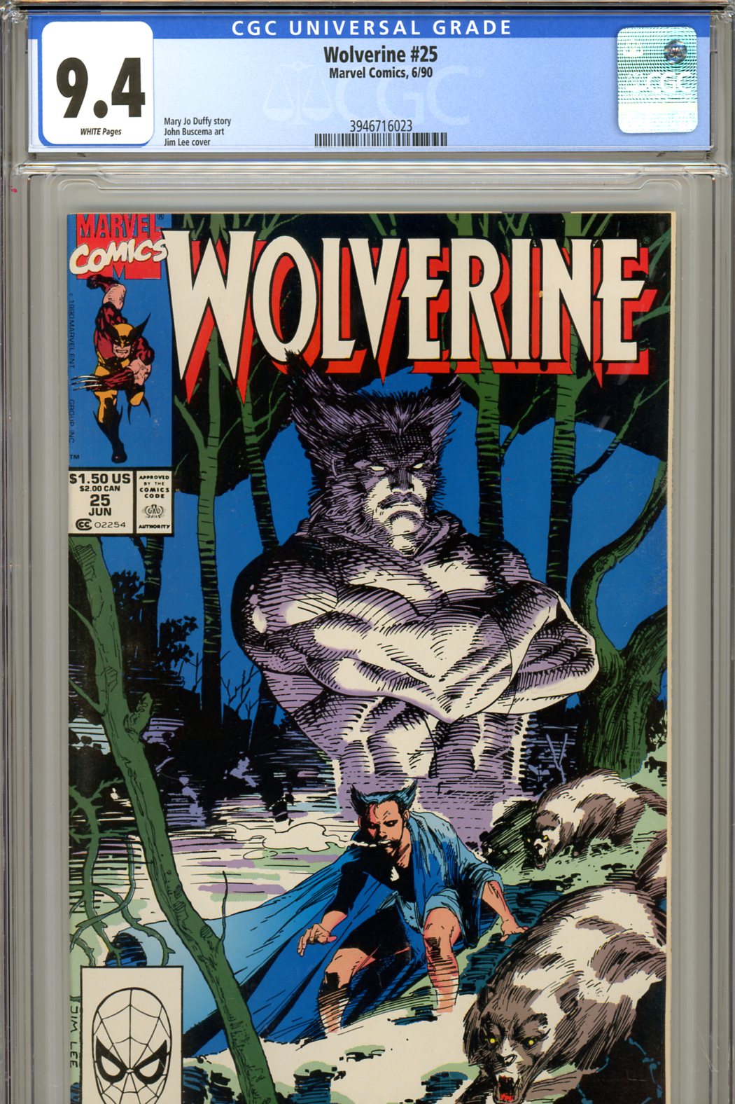 Wolverine #25 CGC 9.4 w