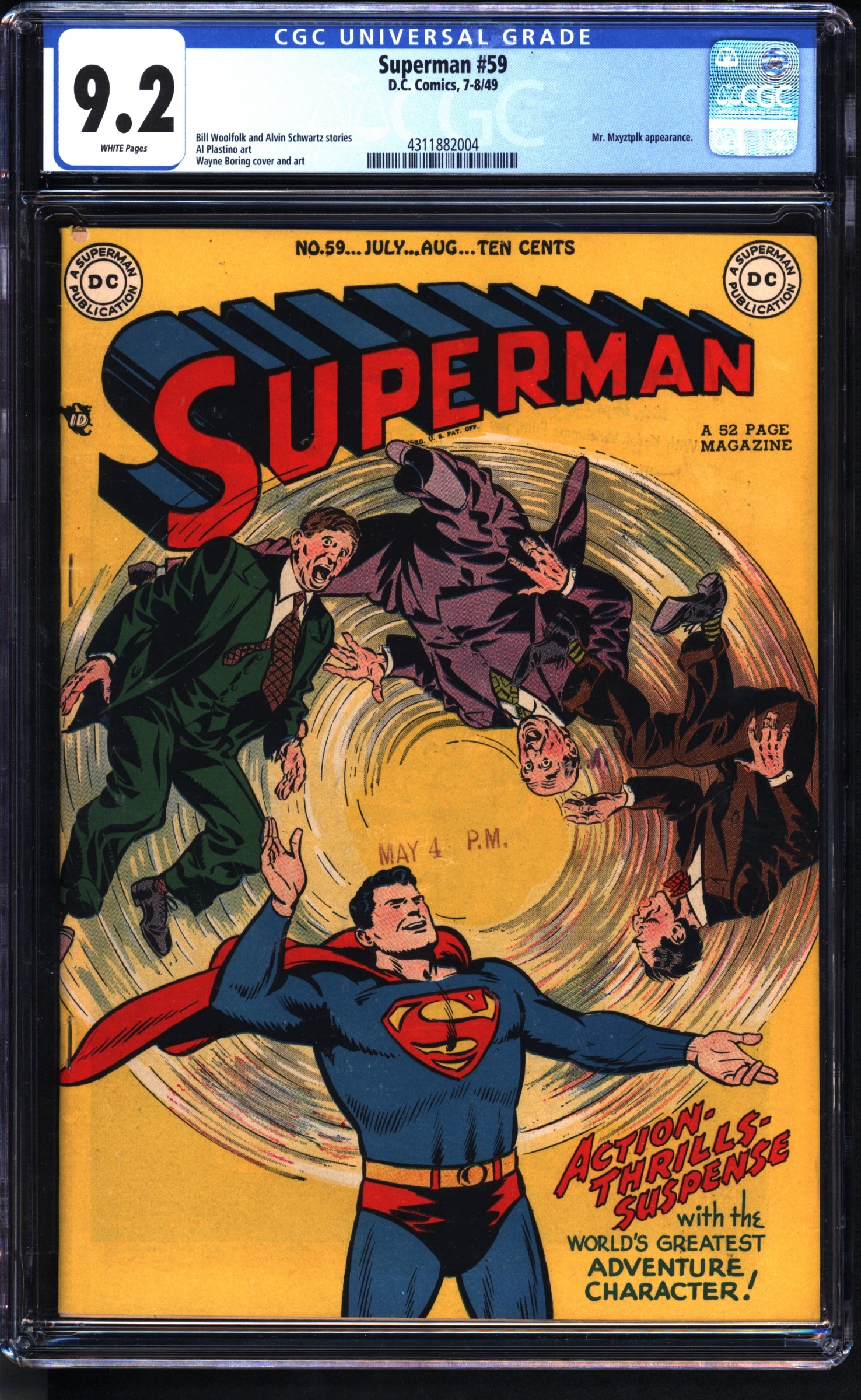 Superman #59 CGC 9.2 w