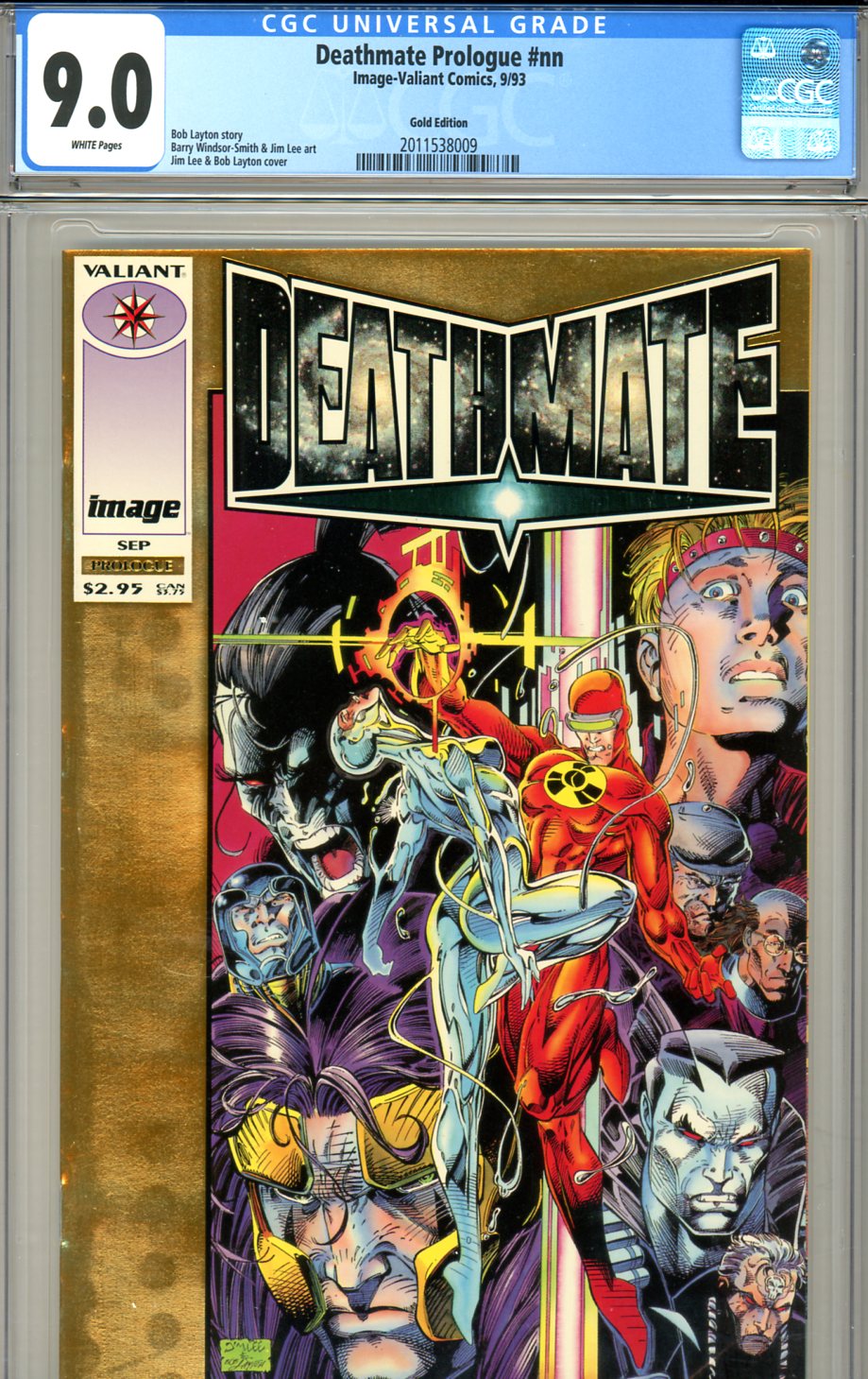 Deathmate Prologue #1 CGC 9.0 w Gold Edition
