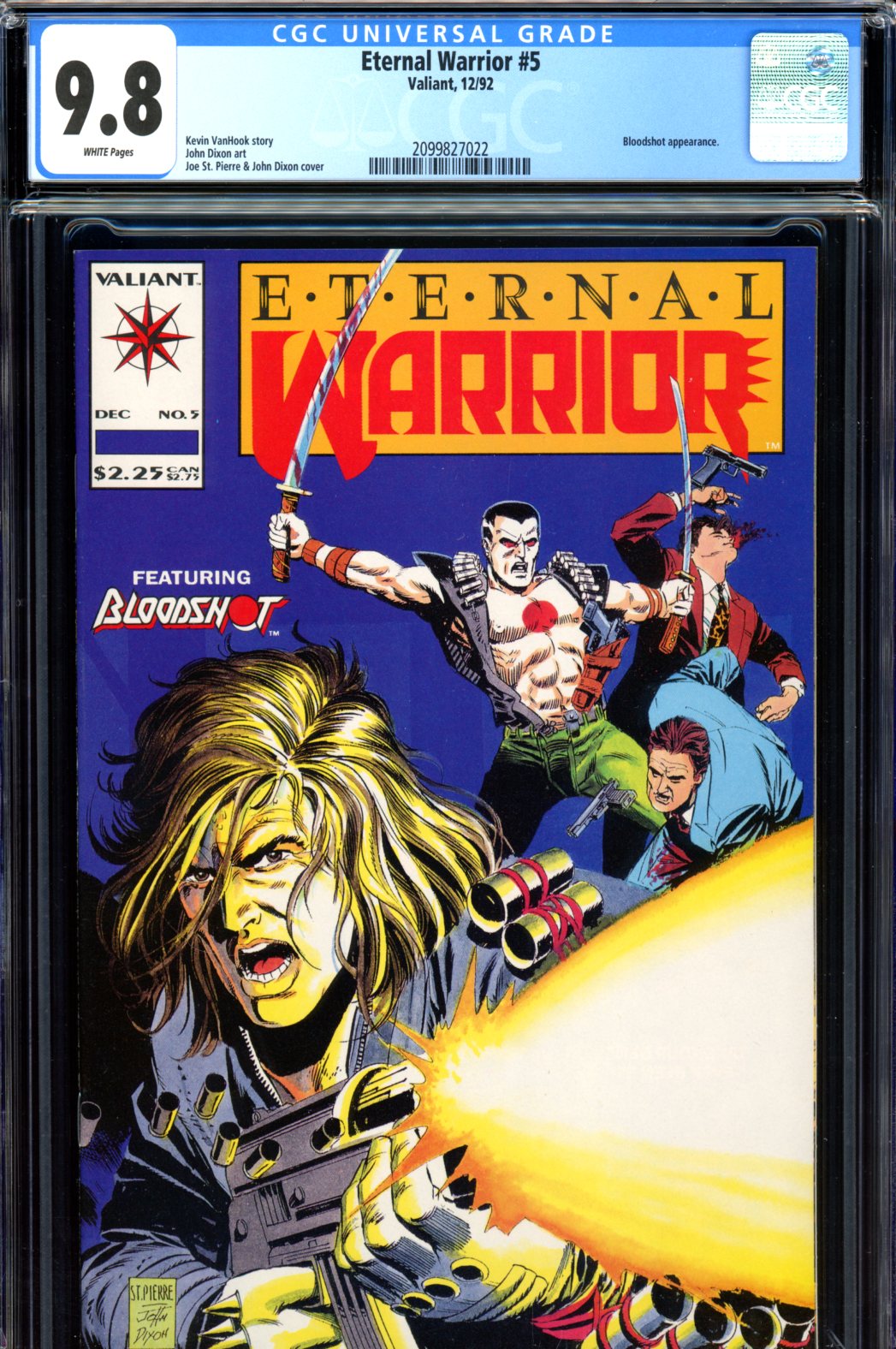 Eternal Warrior #5 CGC 9.8 w