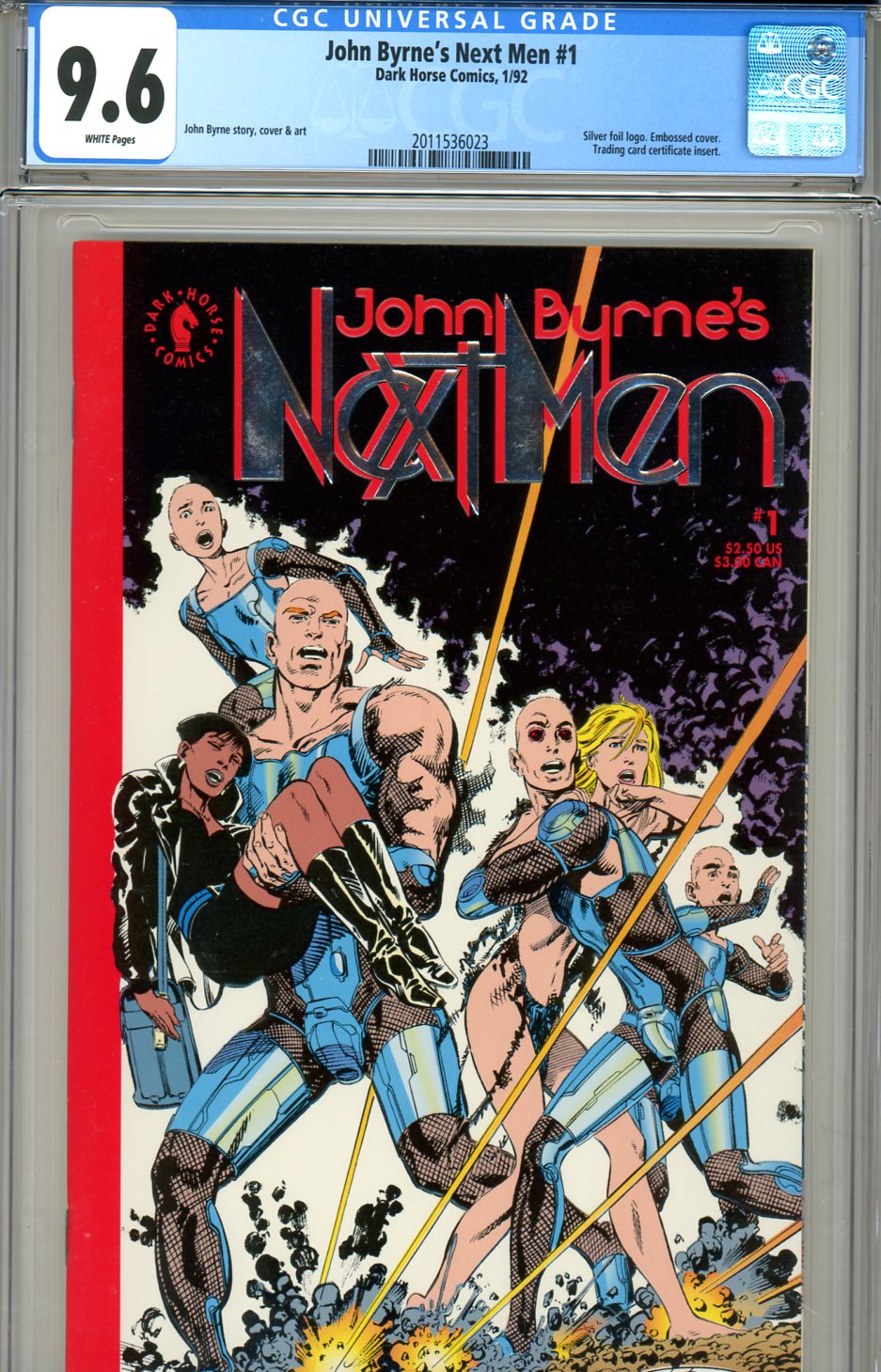 John Byrne's Next Men #1 CGC 9.6 w