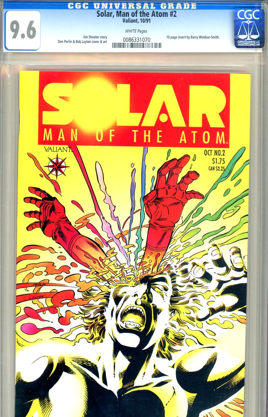 Solar, Man of the Atom #2 CGC 9.6 w