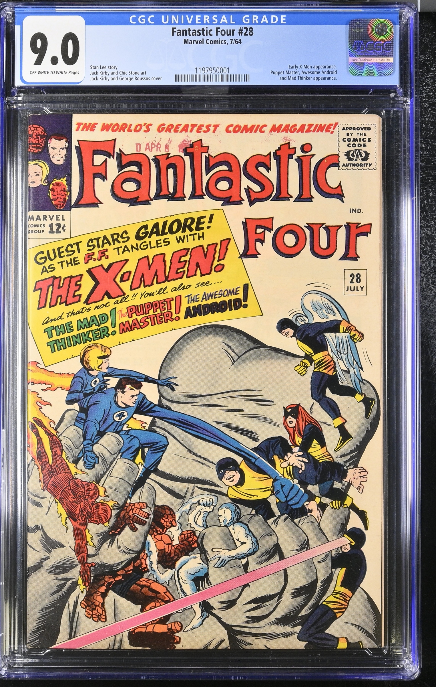 Fantastic Four #28 CGC 9.0 ow/w