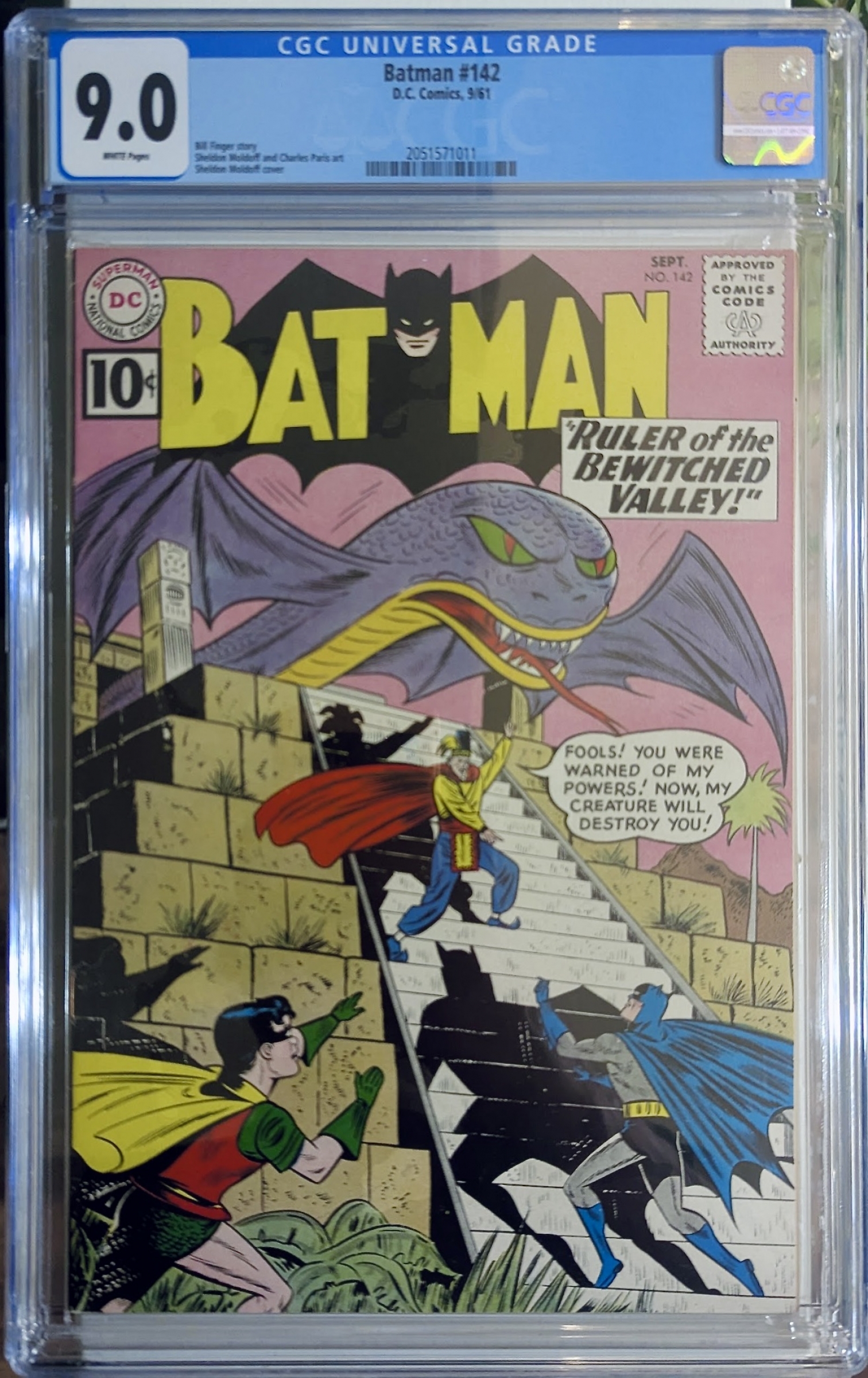 Batman #142 CGC 9.0 w