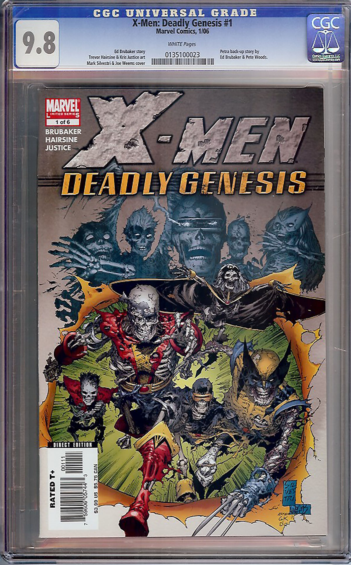 X-Men: Deadly Genesis #1 CGC 9.8 w