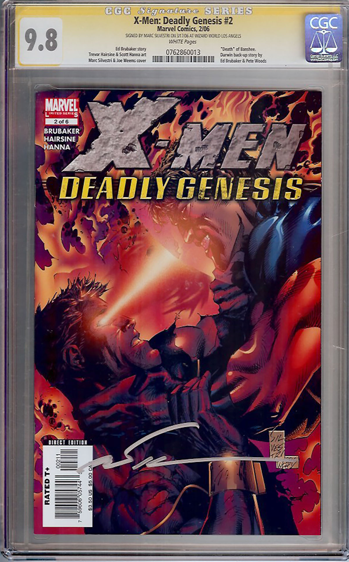 X-Men: Deadly Genesis #2 CGC 9.8 w CGC Signature SERIES