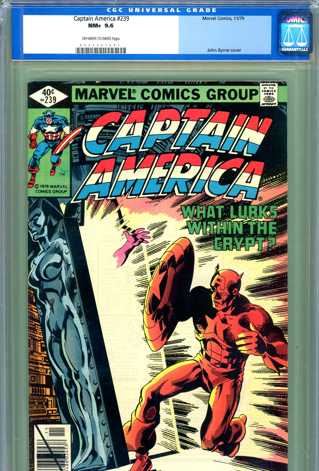 Captain America #239 CGC 9.6 ow/w