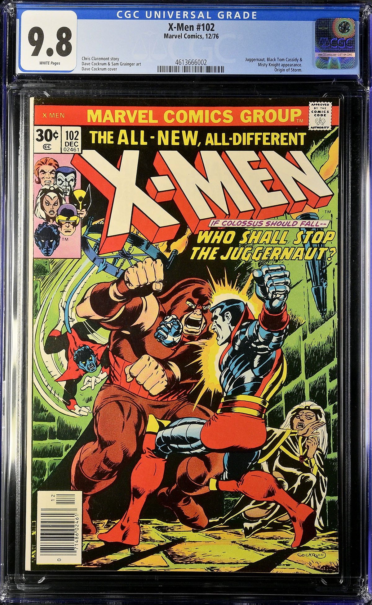 X-Men #102 CGC 9.8 w