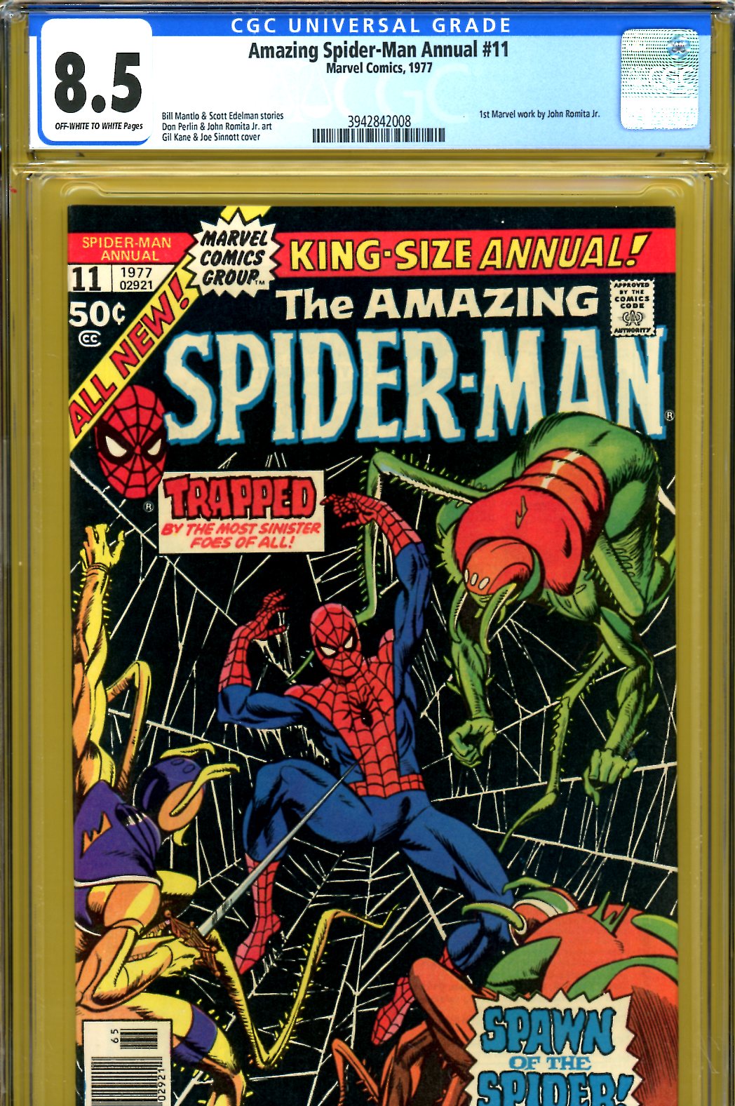 Amazing Spider-Man Annual #11 CGC 8.5 ow/w