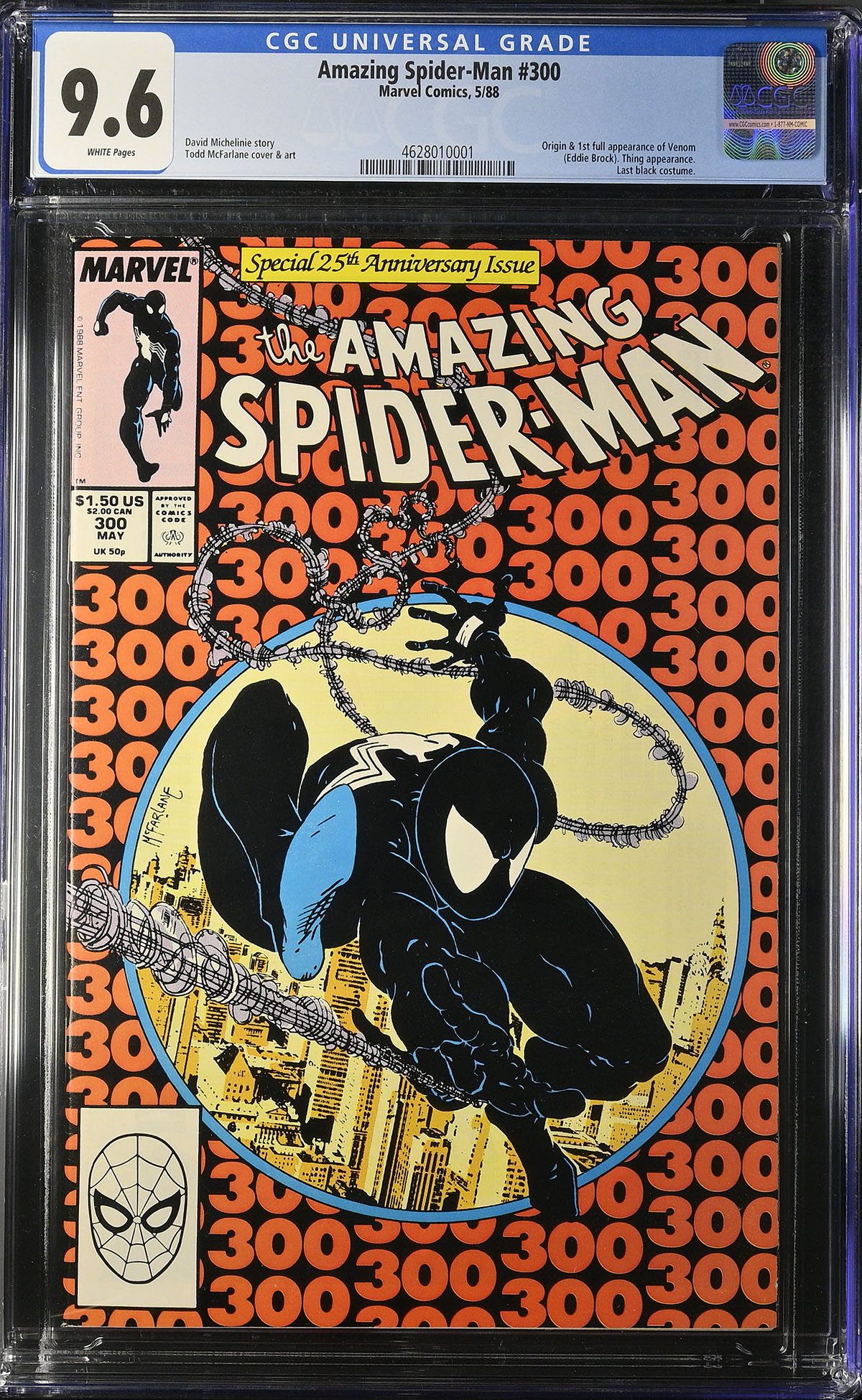 Amazing Spider-Man #300 CGC 9.6 w