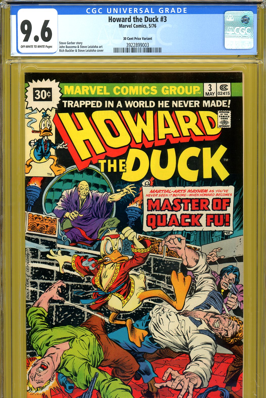 Howard the Duck #3 CGC 9.6 ow/w Pricing Variant